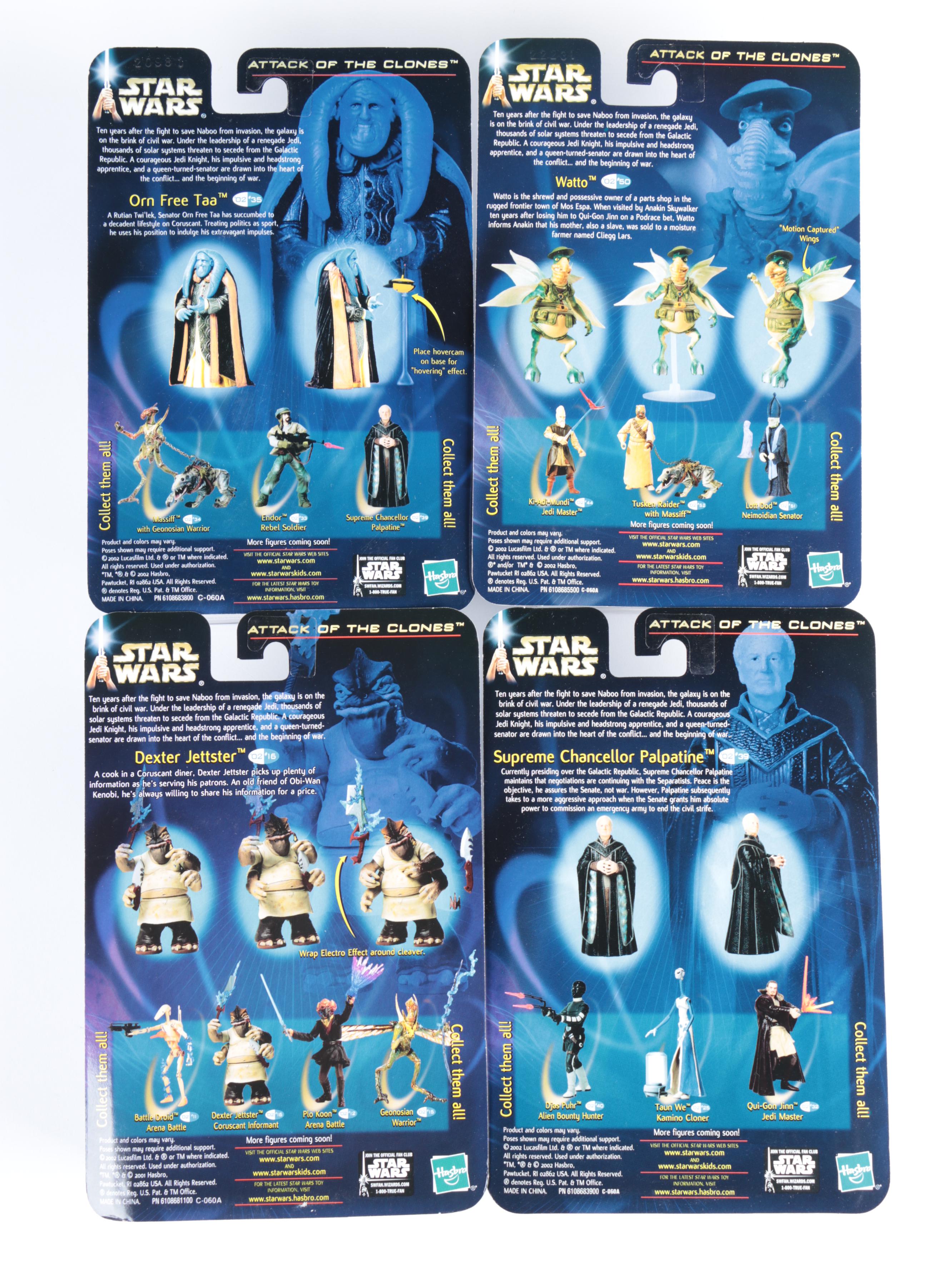 Collection of Unopened "Star Wars" Action Figures by Hasbro, Early 2000s