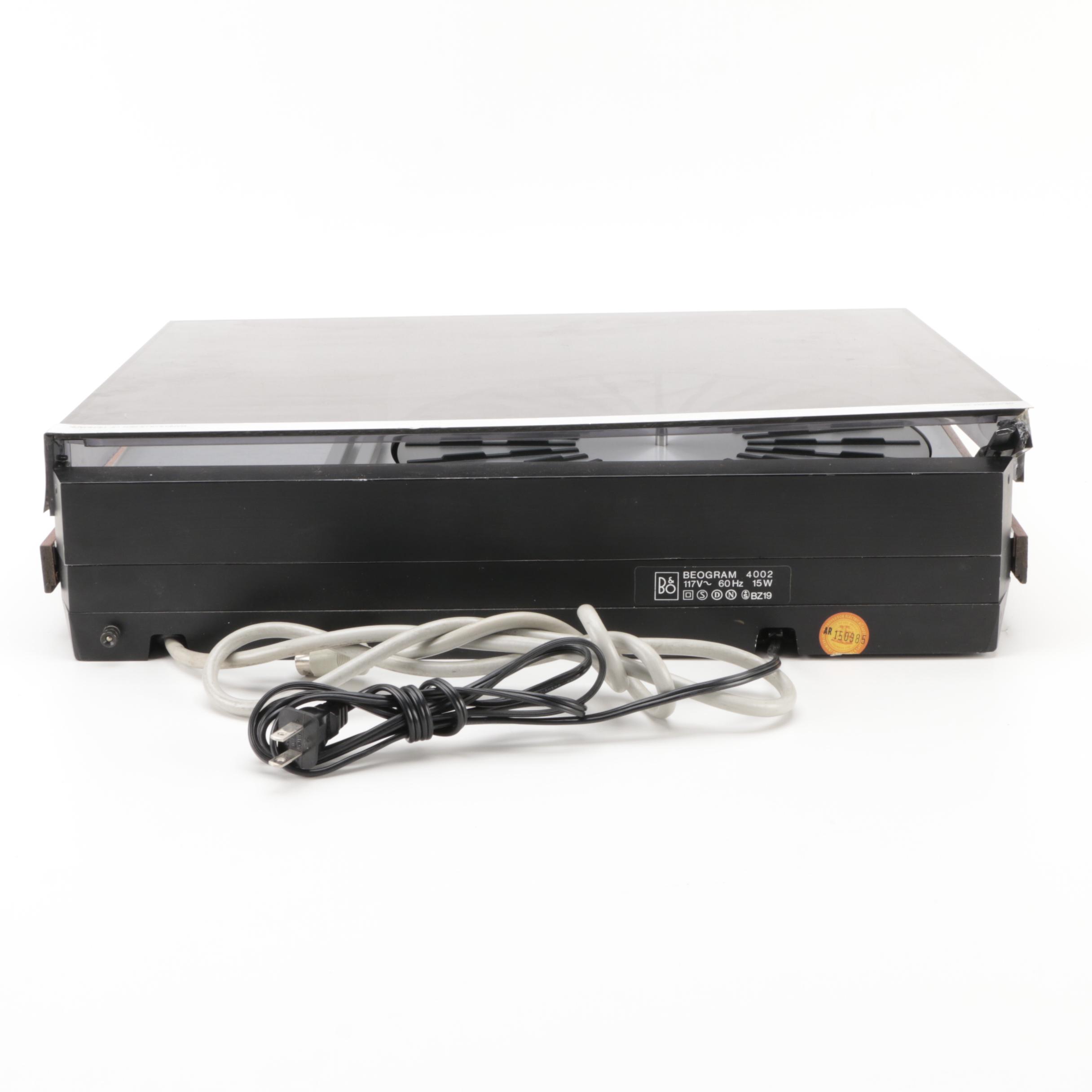 Bang & Olufsen Beogram 4002 Turntable