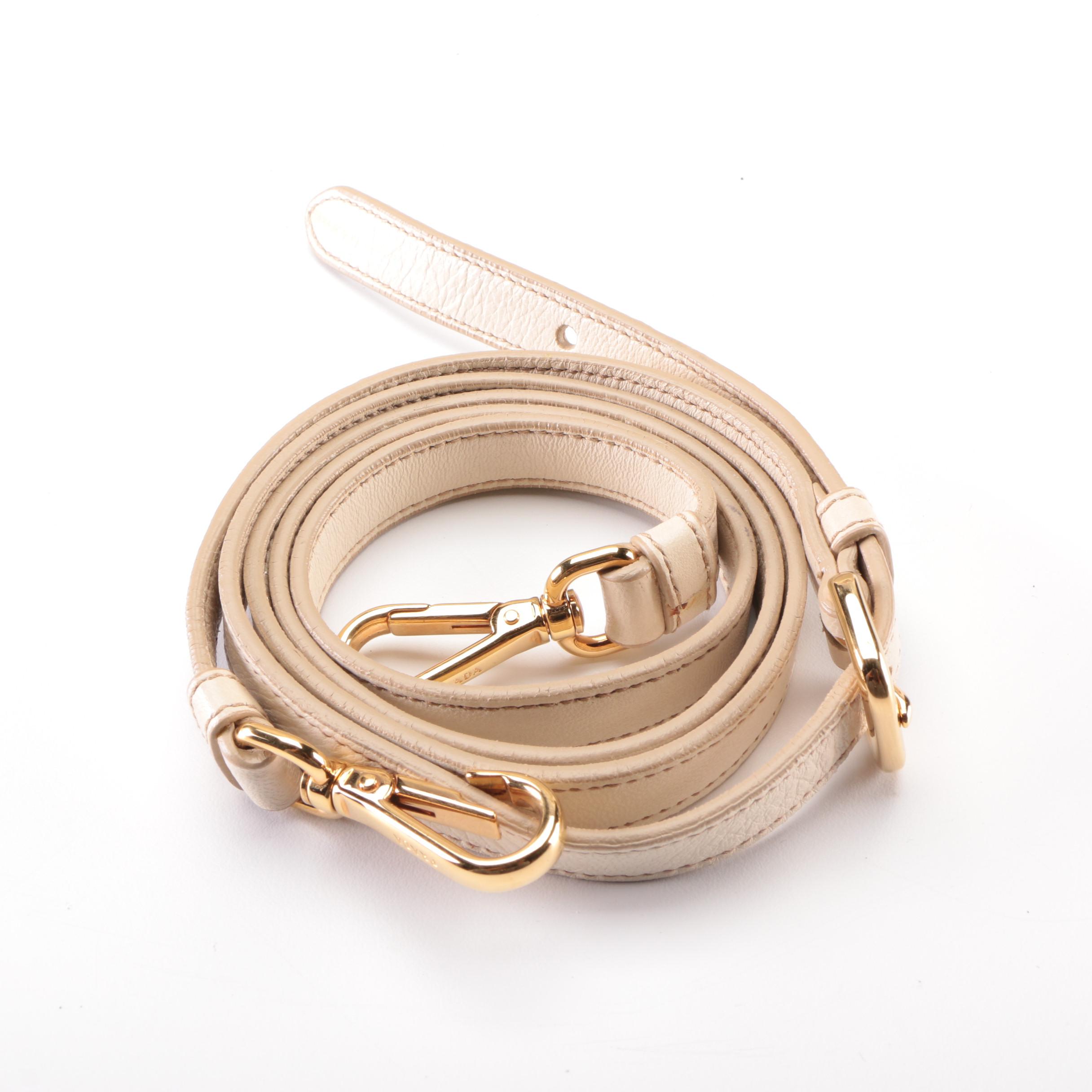 Prada Two-Way Hobo Bag in Off-White Leather with Snakeskin Bow Detail