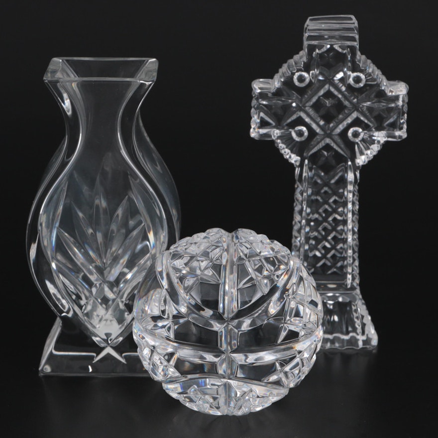 Waterford Crystal Athens Posy Vase and Other Waterford Crystal Figurines