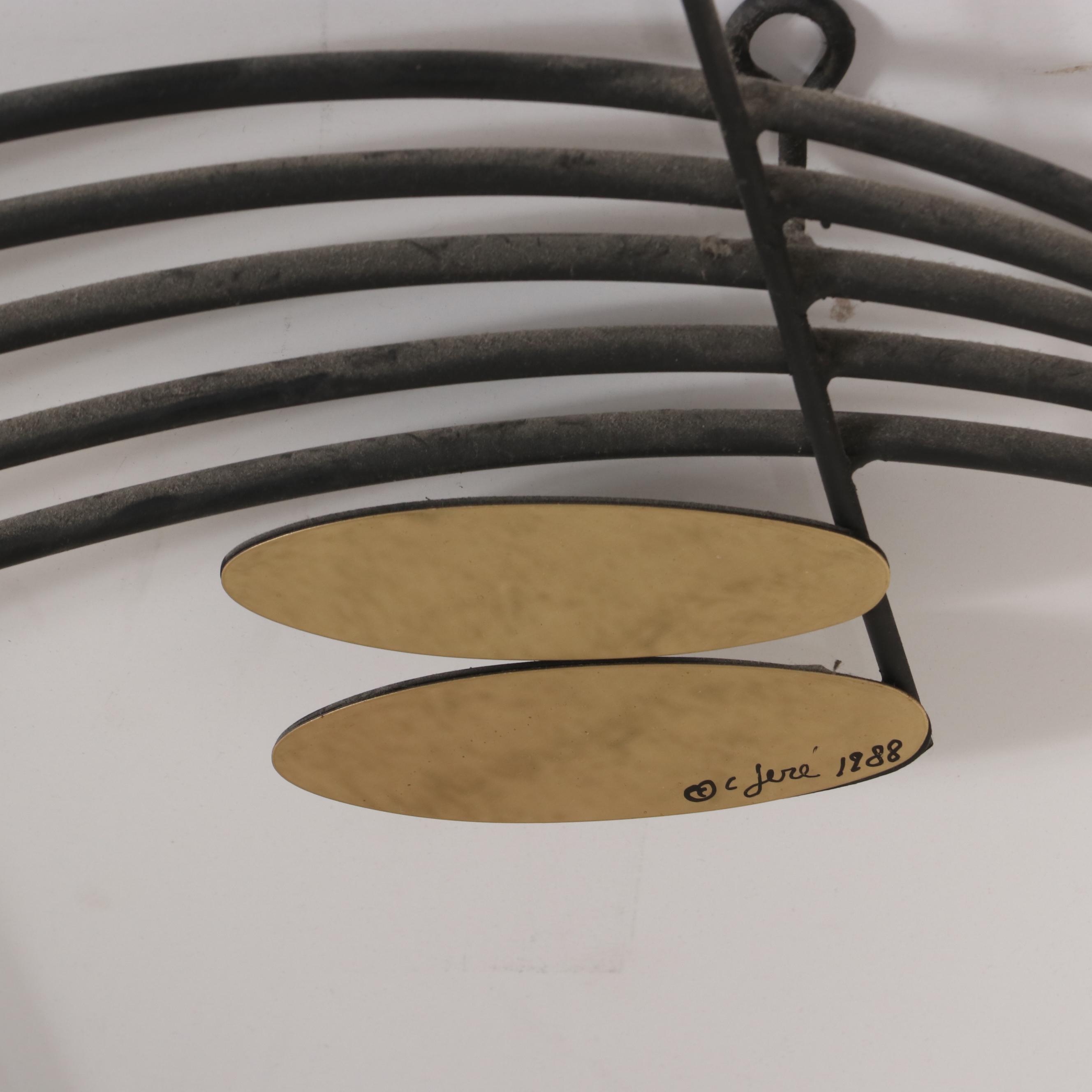 Curtis Jere Musical Note Metal Wall Art, 1988