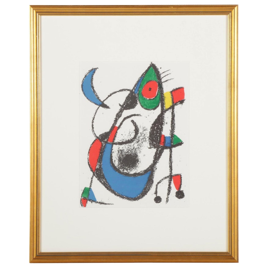 Joan Miró Color Lithograph from "Lithographs II"