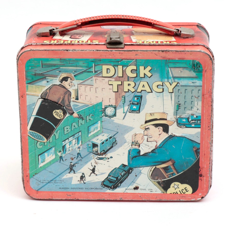 Aladdin Industries Inc. "Dick Tracy" Lunchbox, 1967