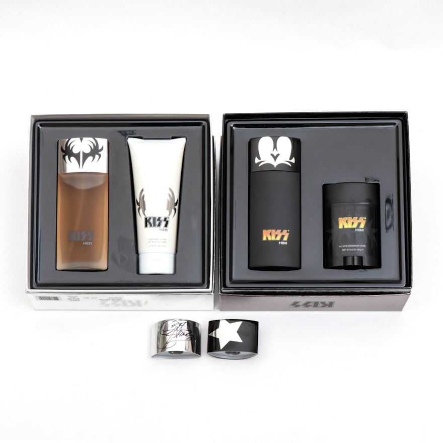 Paul Stanley and Gene Simmons Autographed KISS Cologne and Perfume