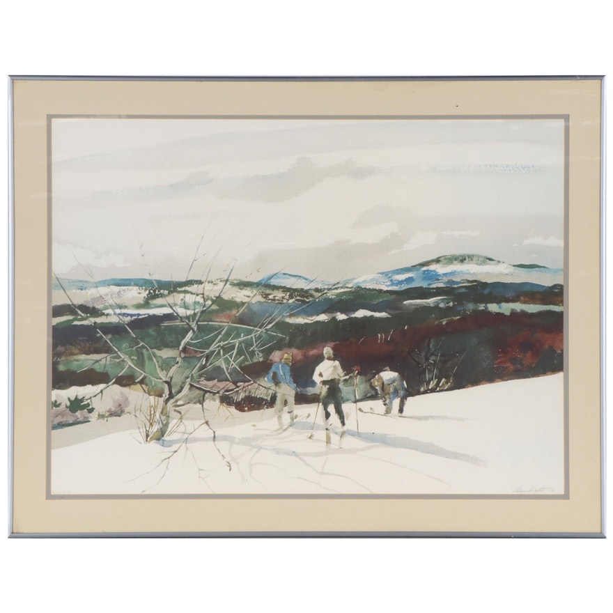 Offset Lithograph After Andrew Wyeth "From Mount Kearsarge", Late 20th Century