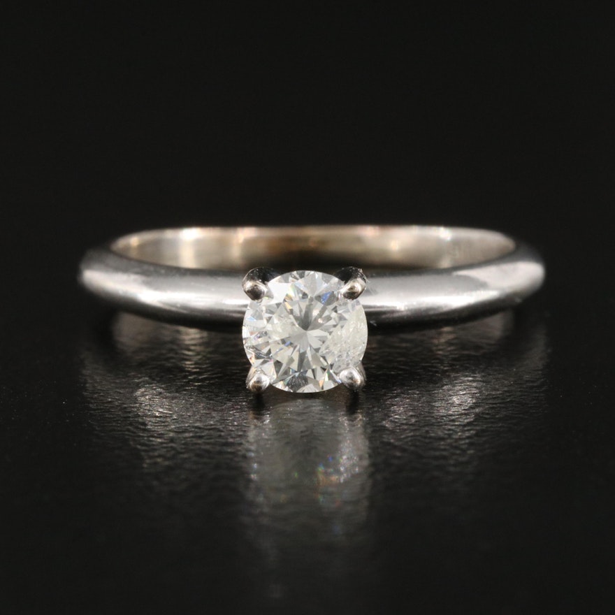 14K 0.33 CT Diamond Solitaire Ring