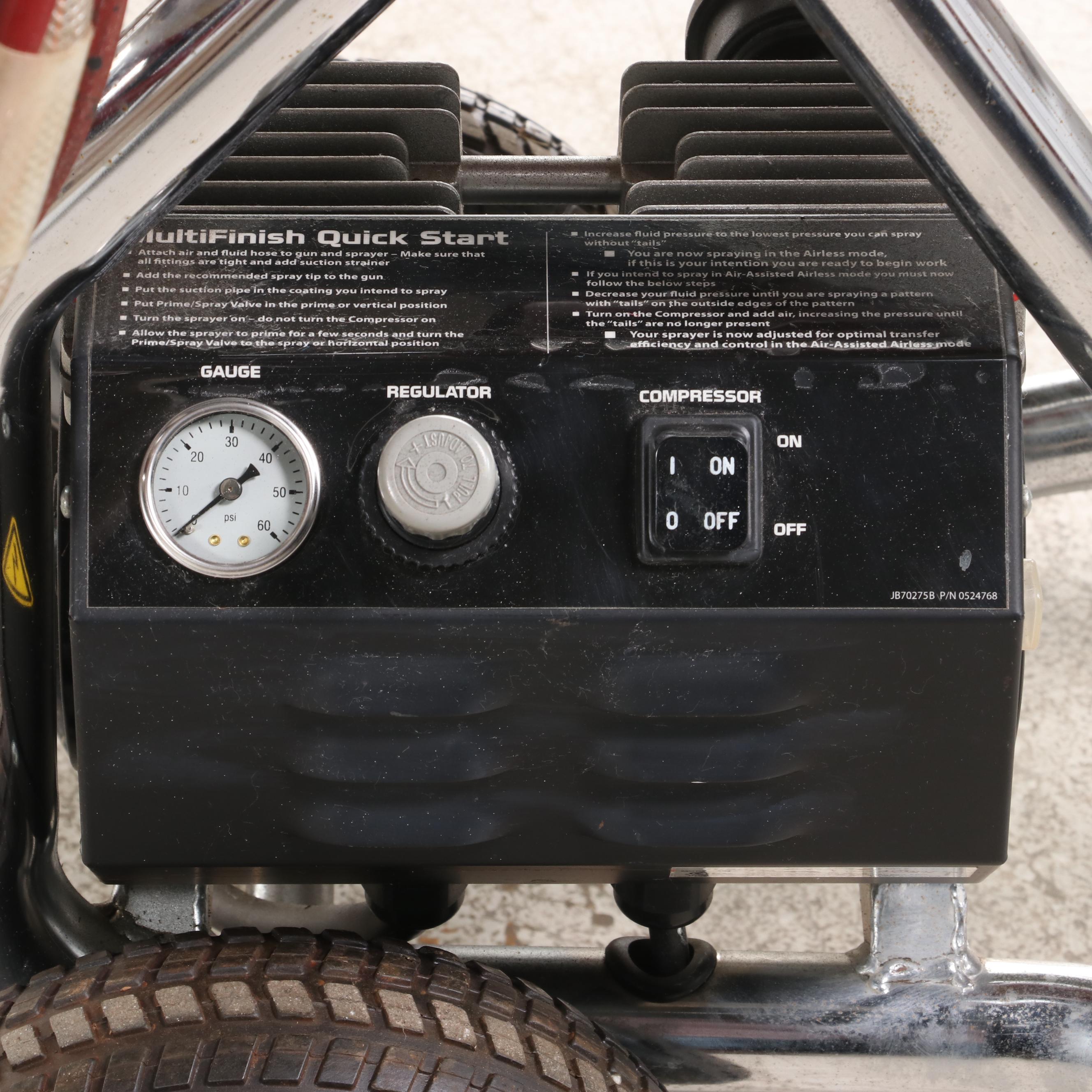 Titan MultiFinish 440 Air Assisted Paint Sprayer and Sears Tool Box