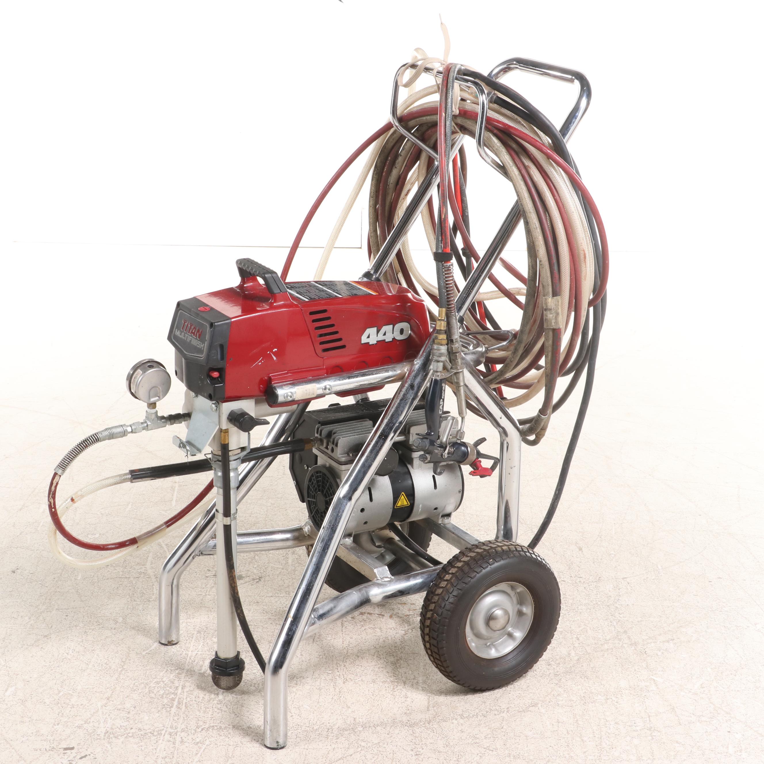 Titan MultiFinish 440 Air Assisted Paint Sprayer and Sears Tool Box