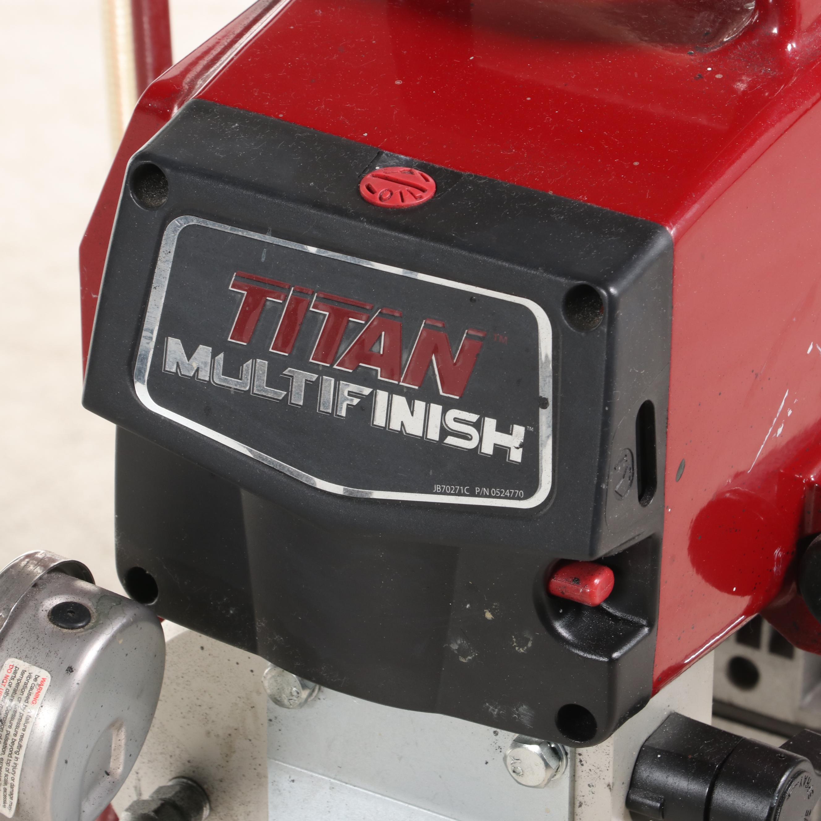 Titan MultiFinish 440 Air Assisted Paint Sprayer and Sears Tool Box
