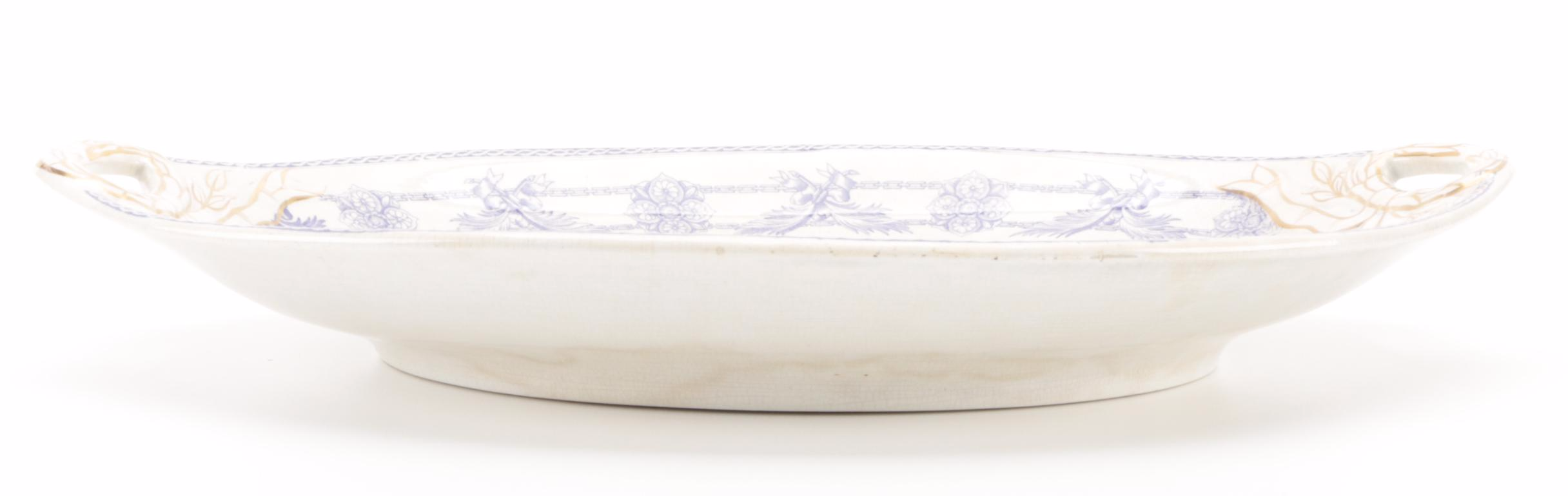 Wedgwood "Indian Star" Stoneware Serving Platter, Early 19th Century