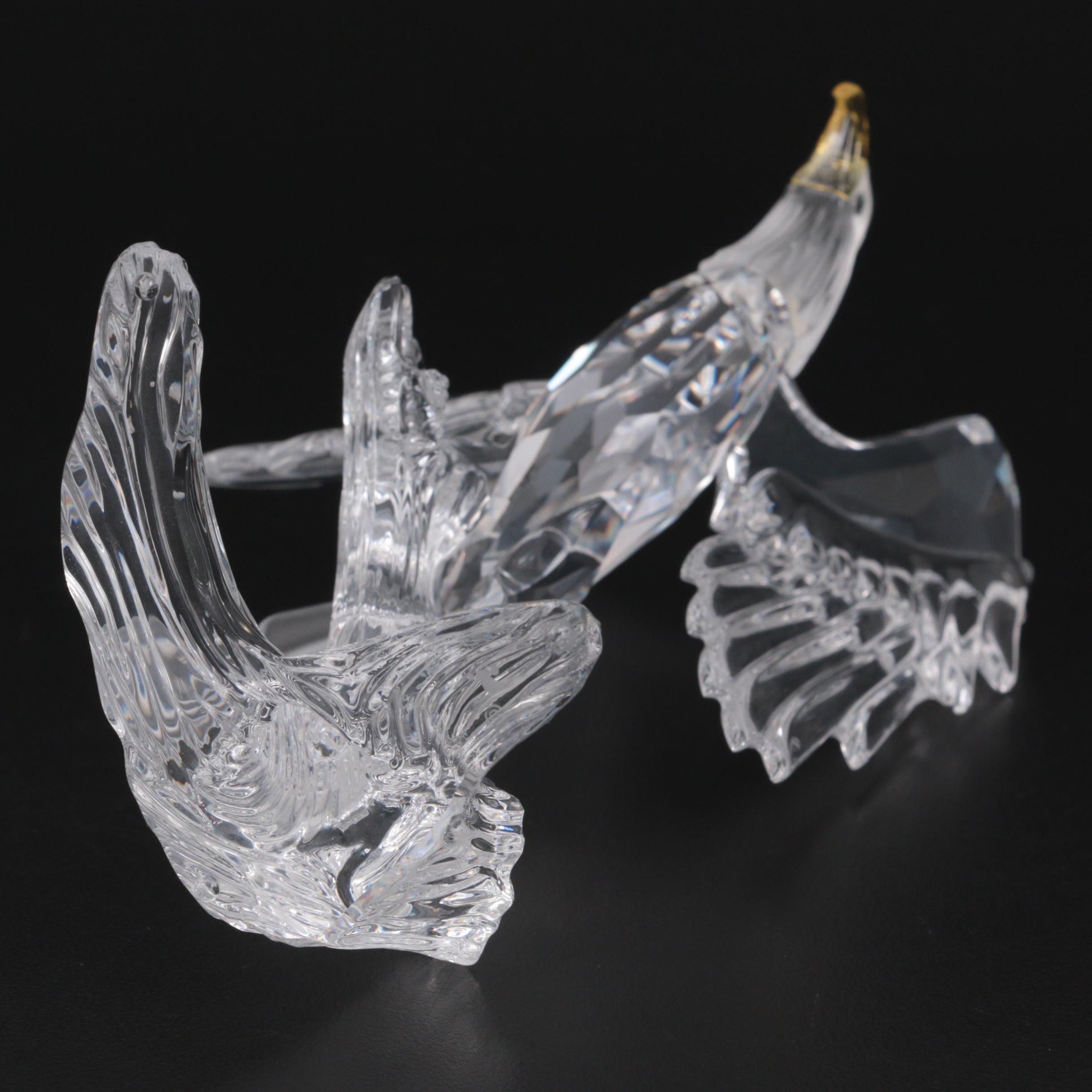 Swarovski Crystal "Bald Eagle" Feathered Beauties Figurine