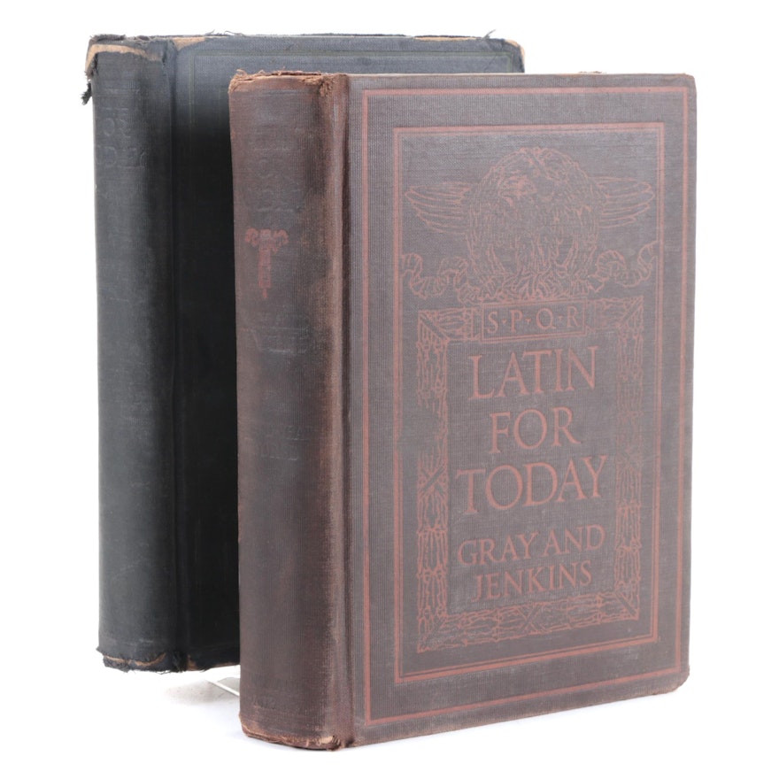 "Latin for Today" Course Books by Mason D. Gray and Thornton Jenkins, 1928