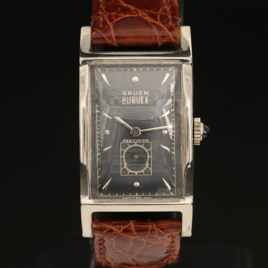 1950s Gruen Curvex Precision 10K Gold Filled Wristwatch