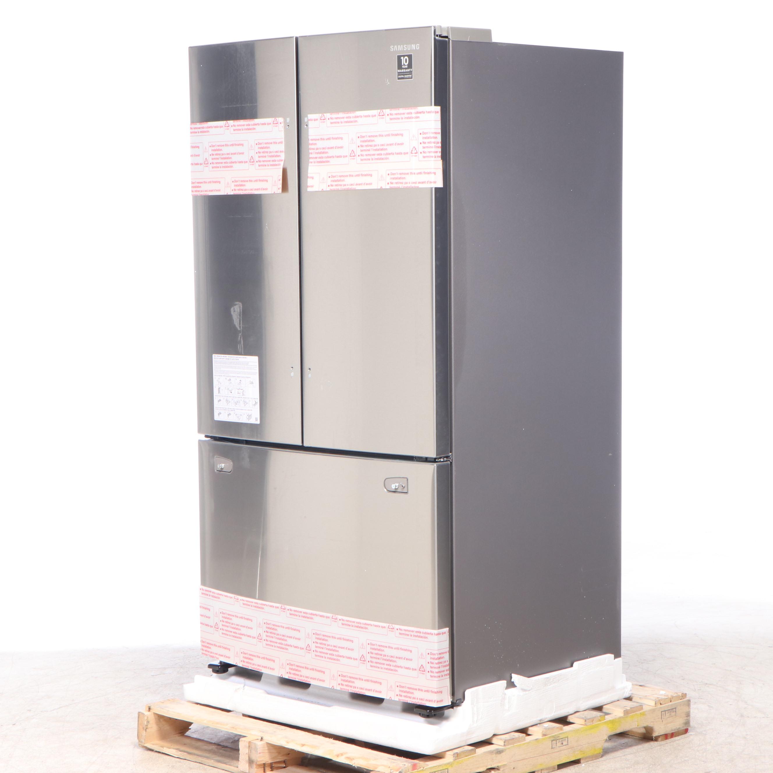 Samsung Large Capacity 3-Door French Door Refrigerator in Stainless Steel