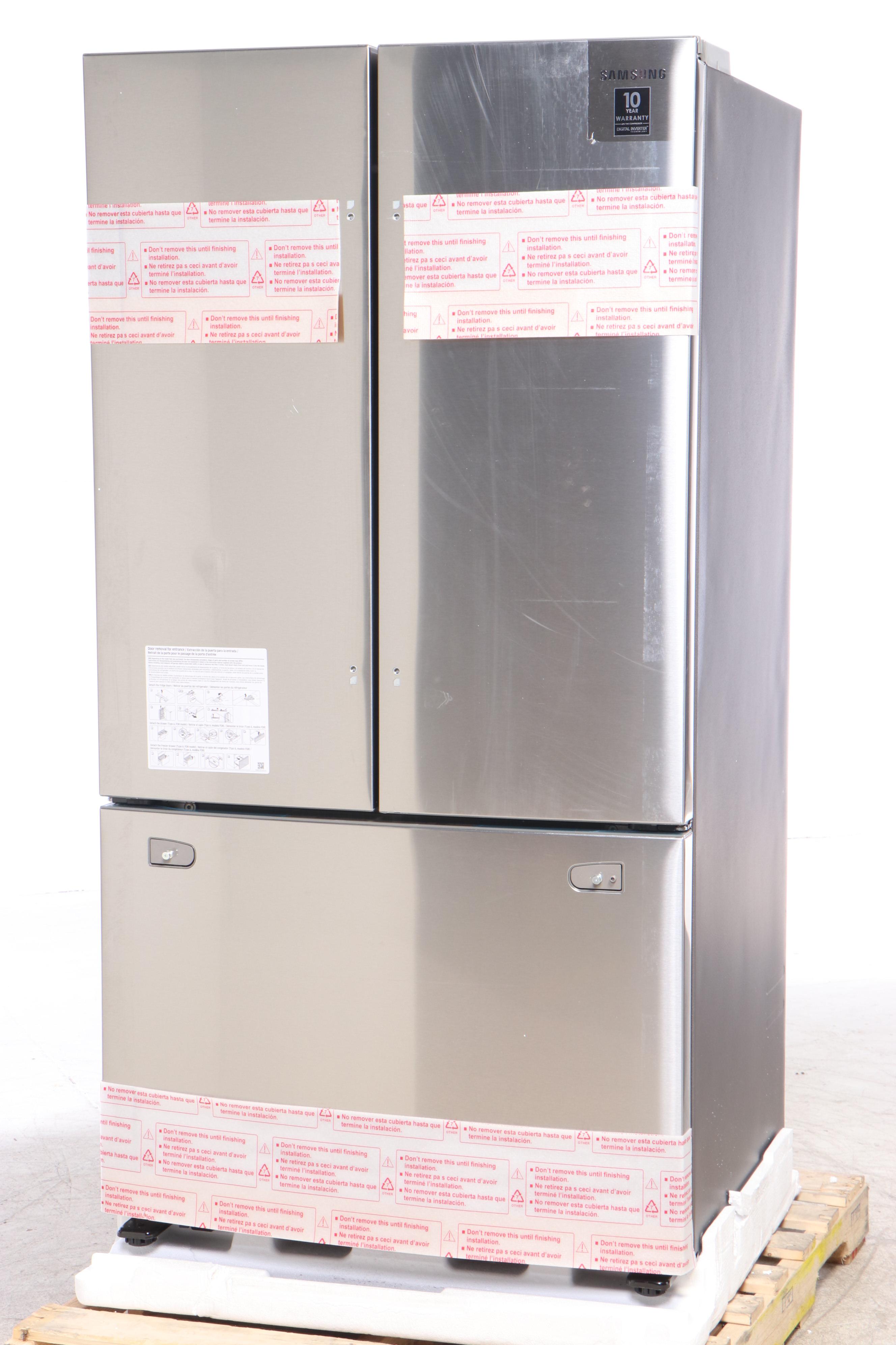 Samsung Large Capacity 3-Door French Door Refrigerator in Stainless Steel