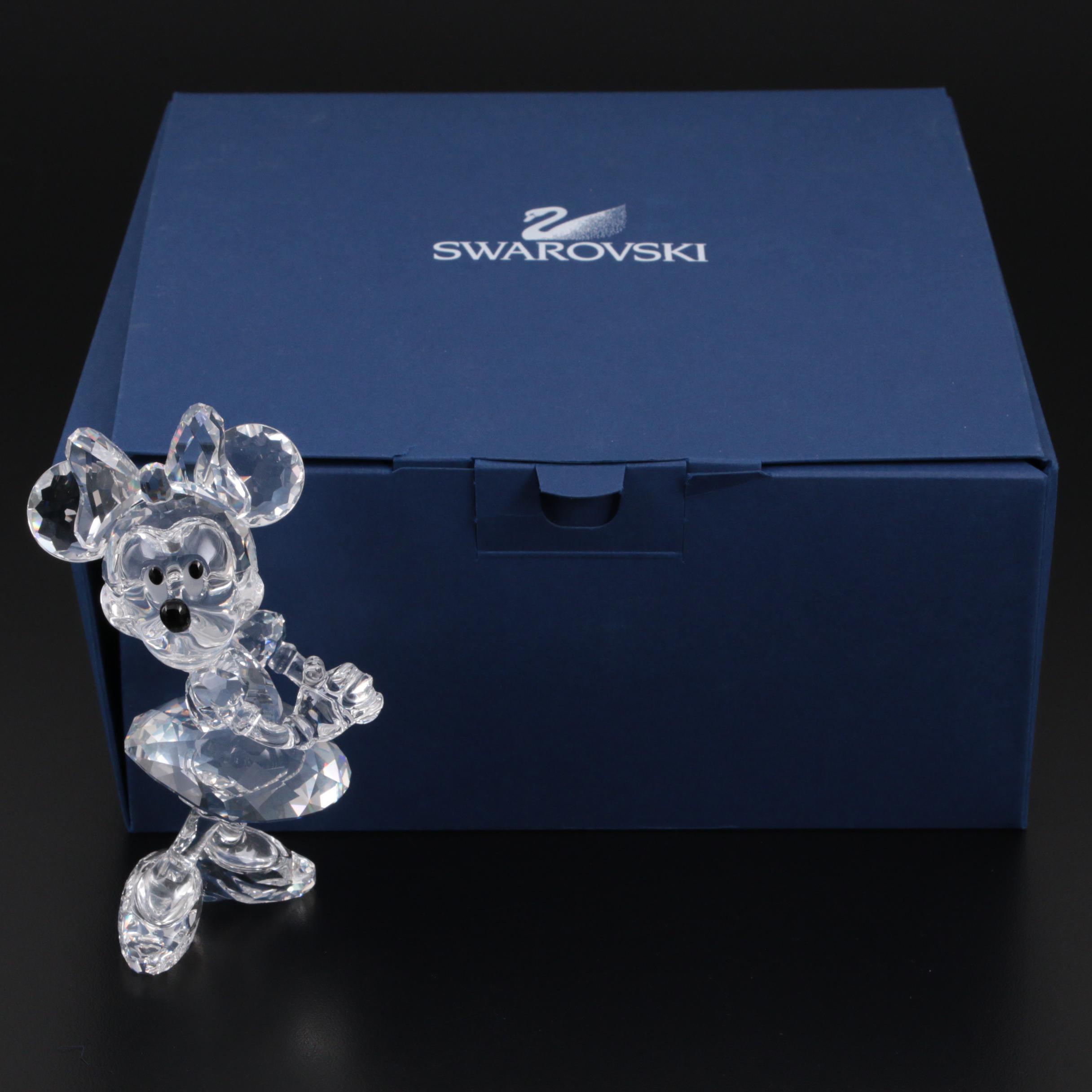 Swarovski Crystal Disney Showcase Collection "Minnie Mouse" Figurine