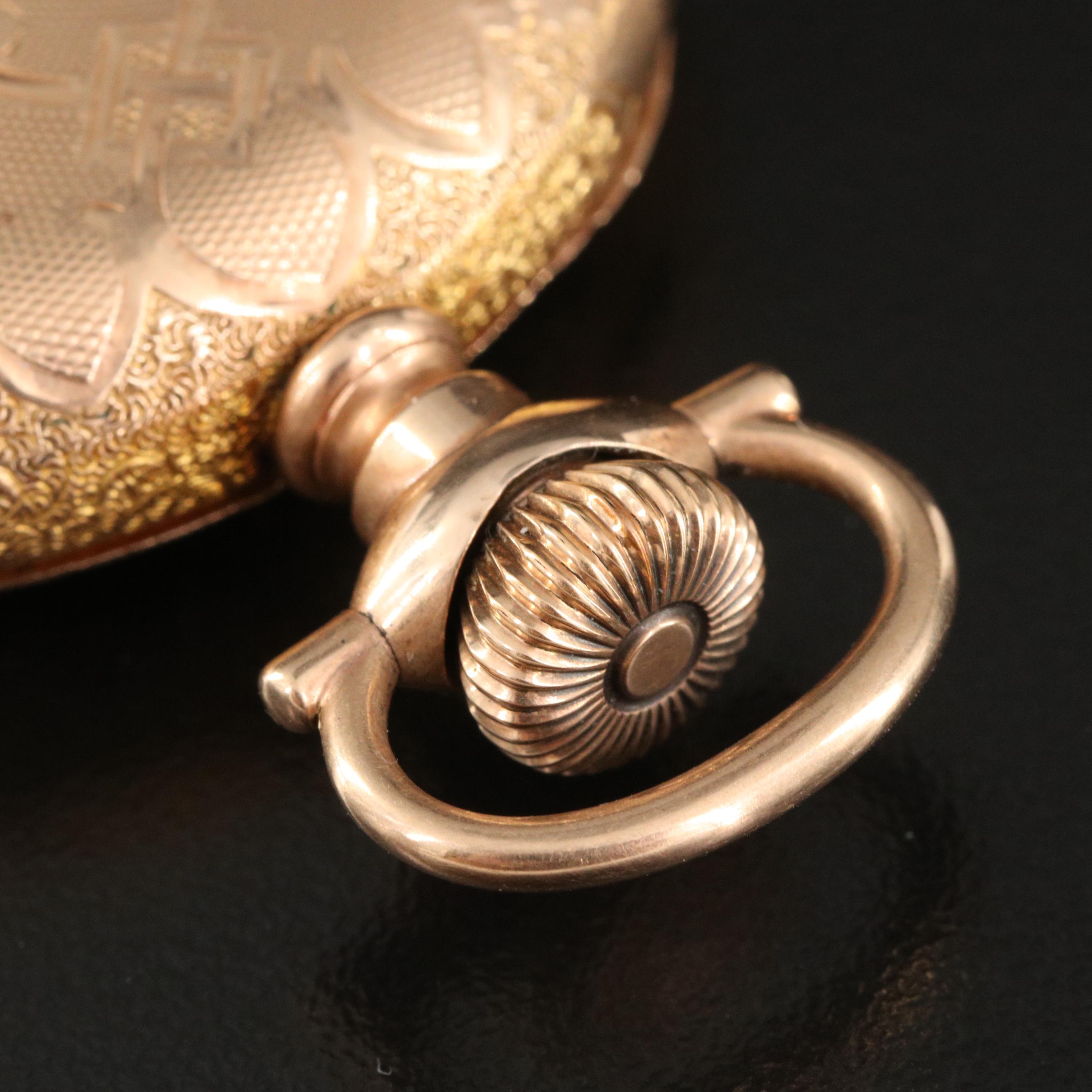 1911 Hamilton Gold Filled Hunting Case Pocket Watch