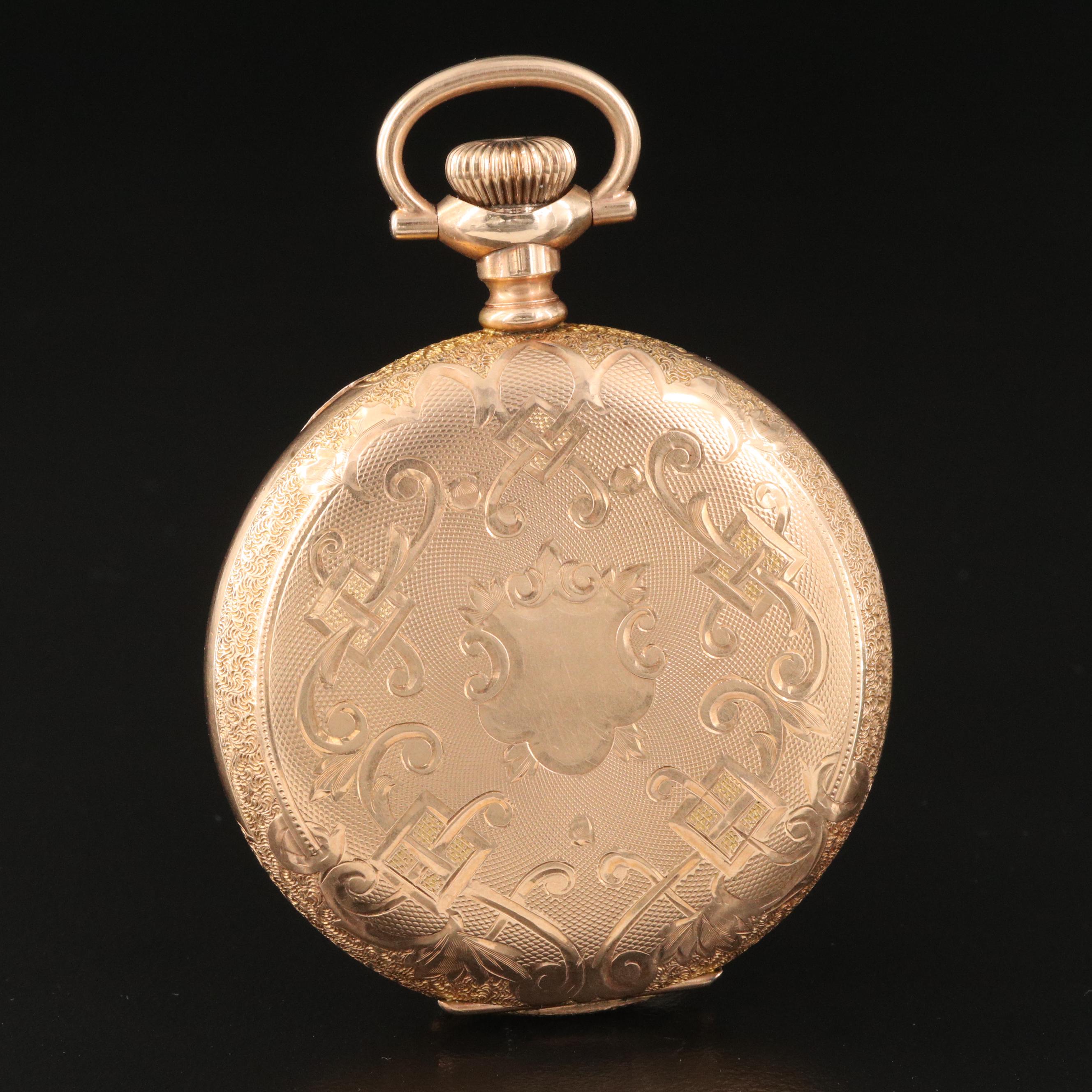 1911 Hamilton Gold Filled Hunting Case Pocket Watch