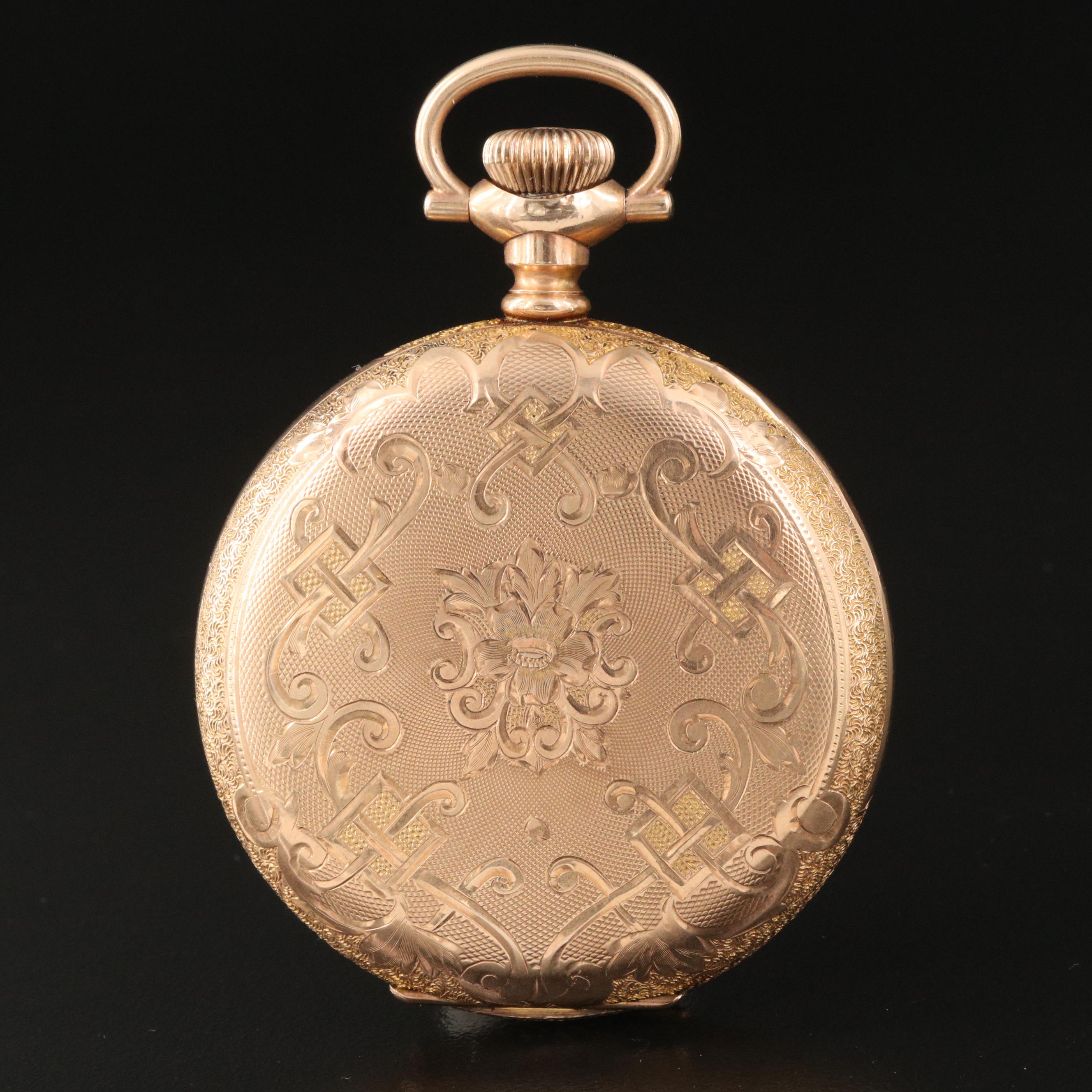 1911 Hamilton Gold Filled Hunting Case Pocket Watch