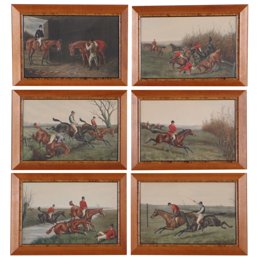 Hand-Colored Lithographs After Francis Cecil Boult, Early 20th Century
