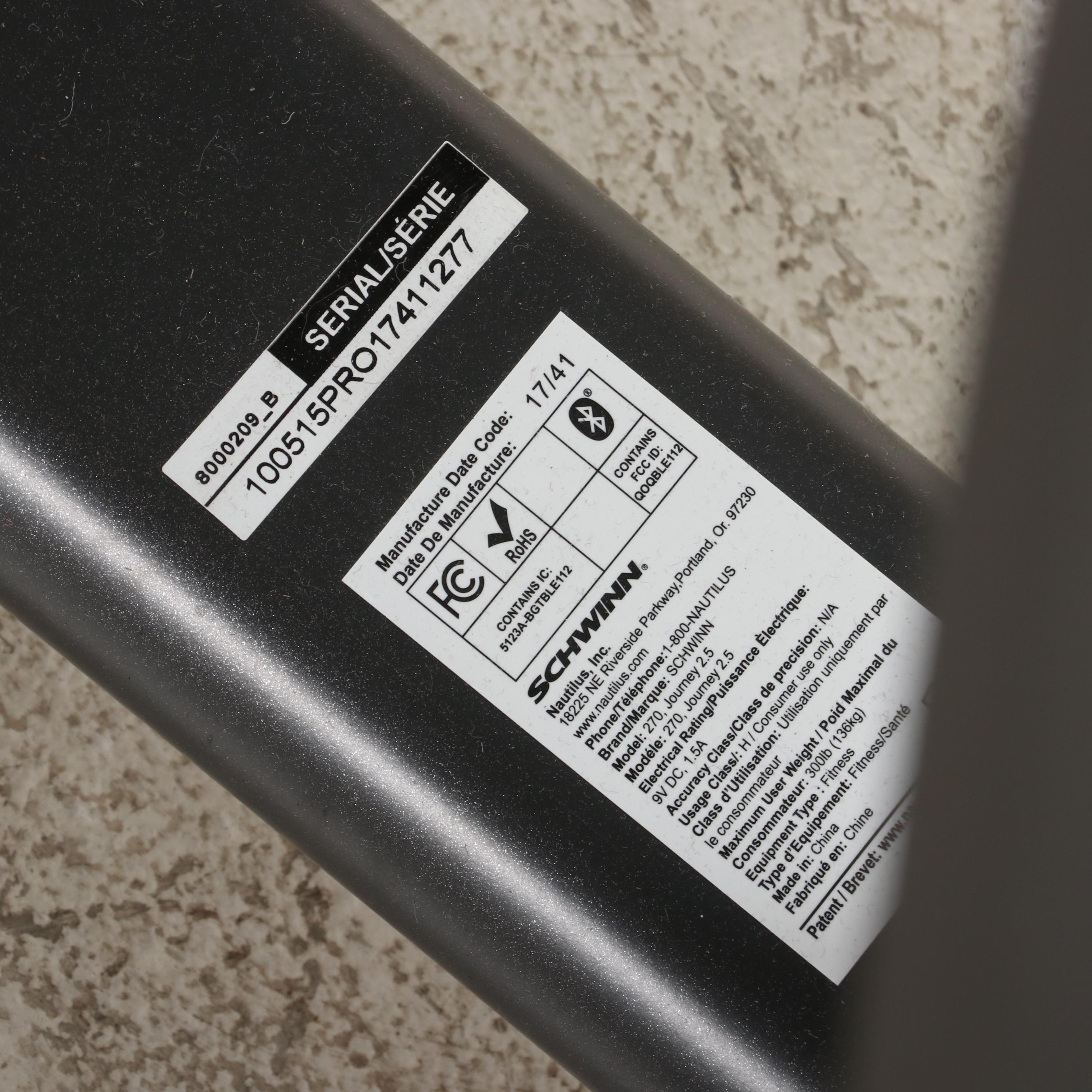 Schwinn 270 Exercise Bicycle