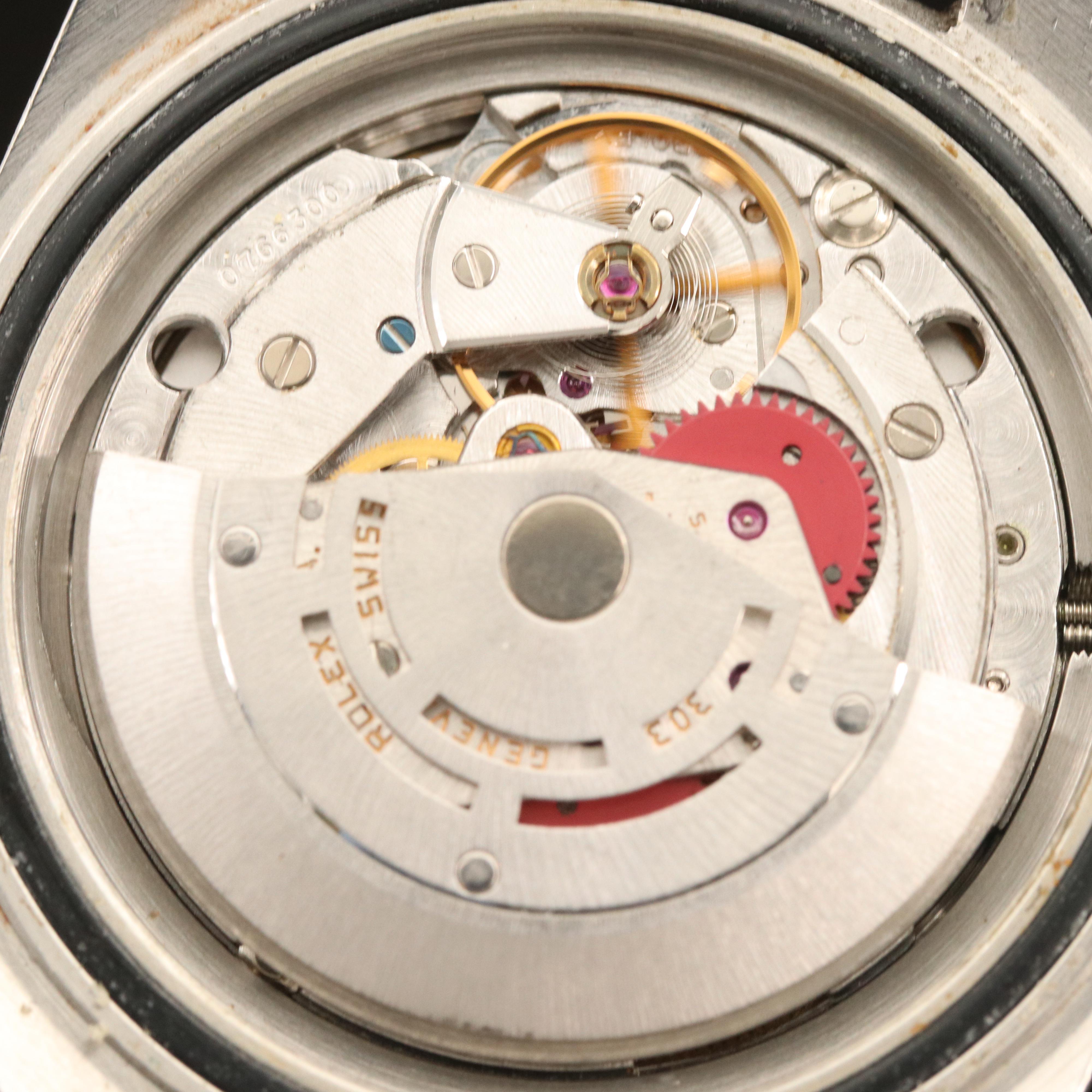 1985 Rolex Submariner Date Chronometer Stainless Steel and Aluminum Watch