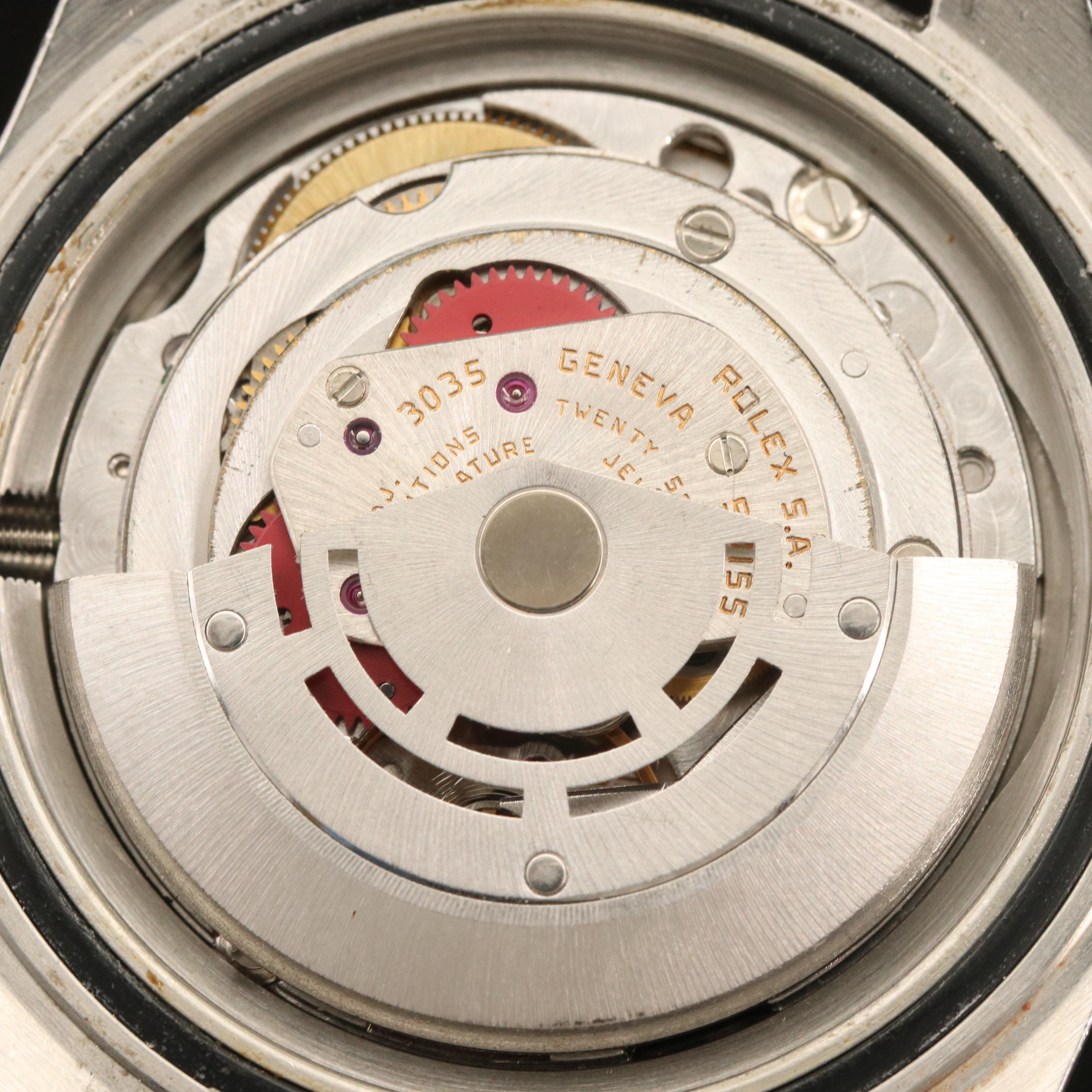 1985 Rolex Submariner Date Chronometer Stainless Steel and Aluminum Watch