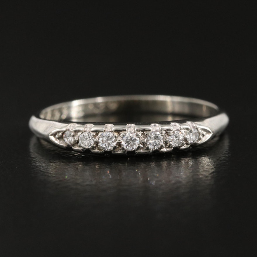 Vintage 18K Diamond Ring