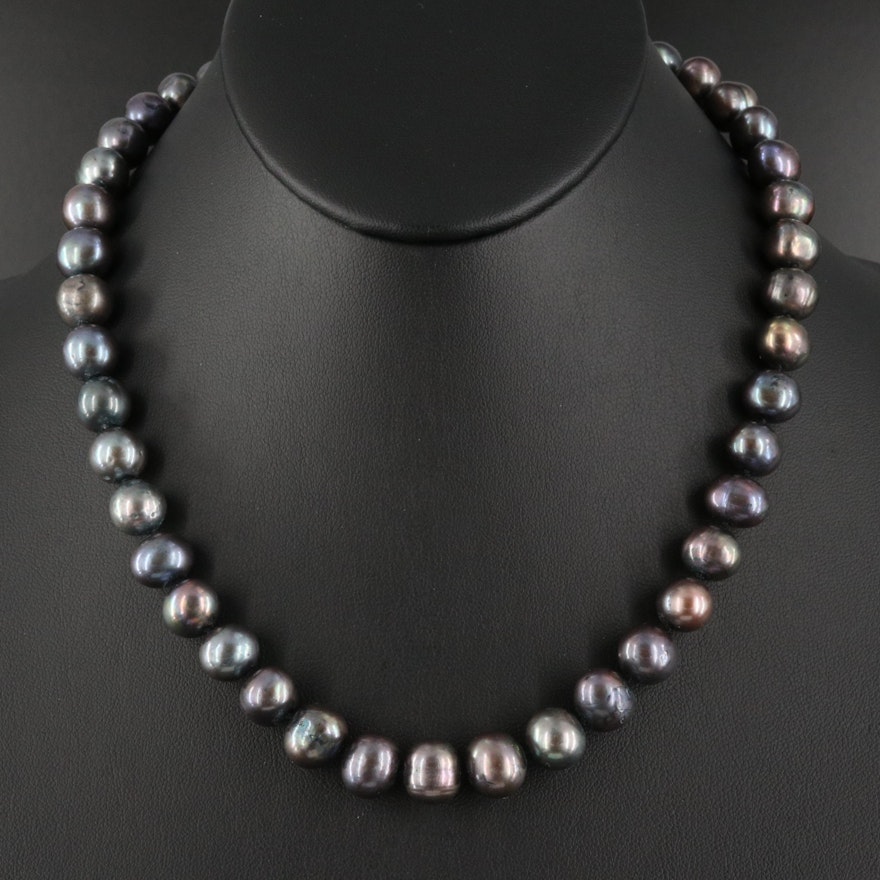 Pearl Necklace with 14K Clasp