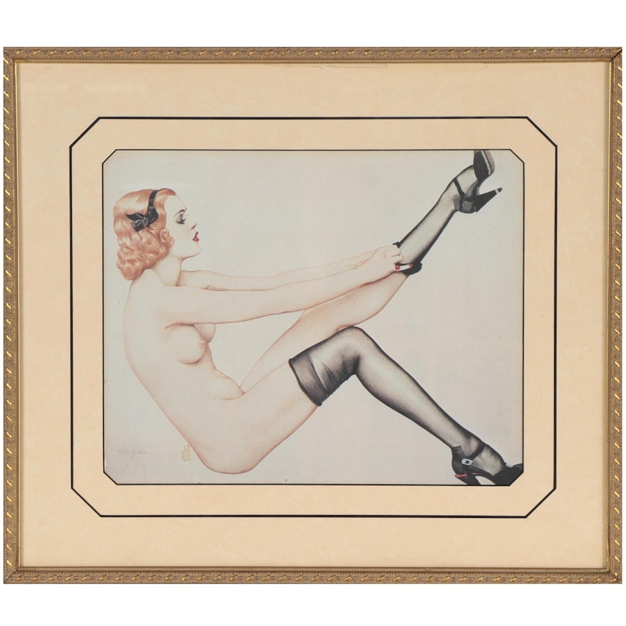 Offset Lithograph After Alberto Vargas, 21st Century