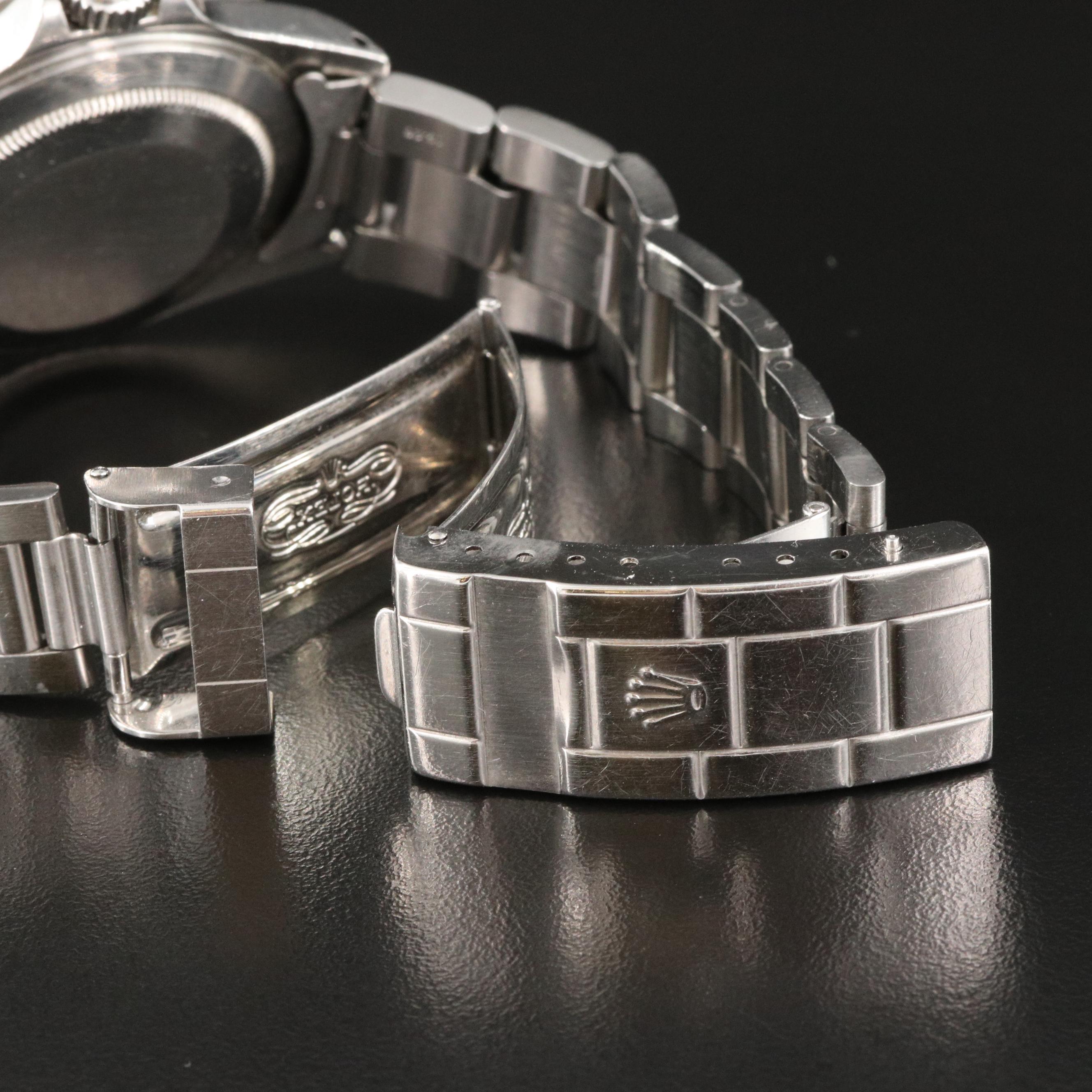 1985 Rolex Submariner Date Chronometer Stainless Steel and Aluminum Watch