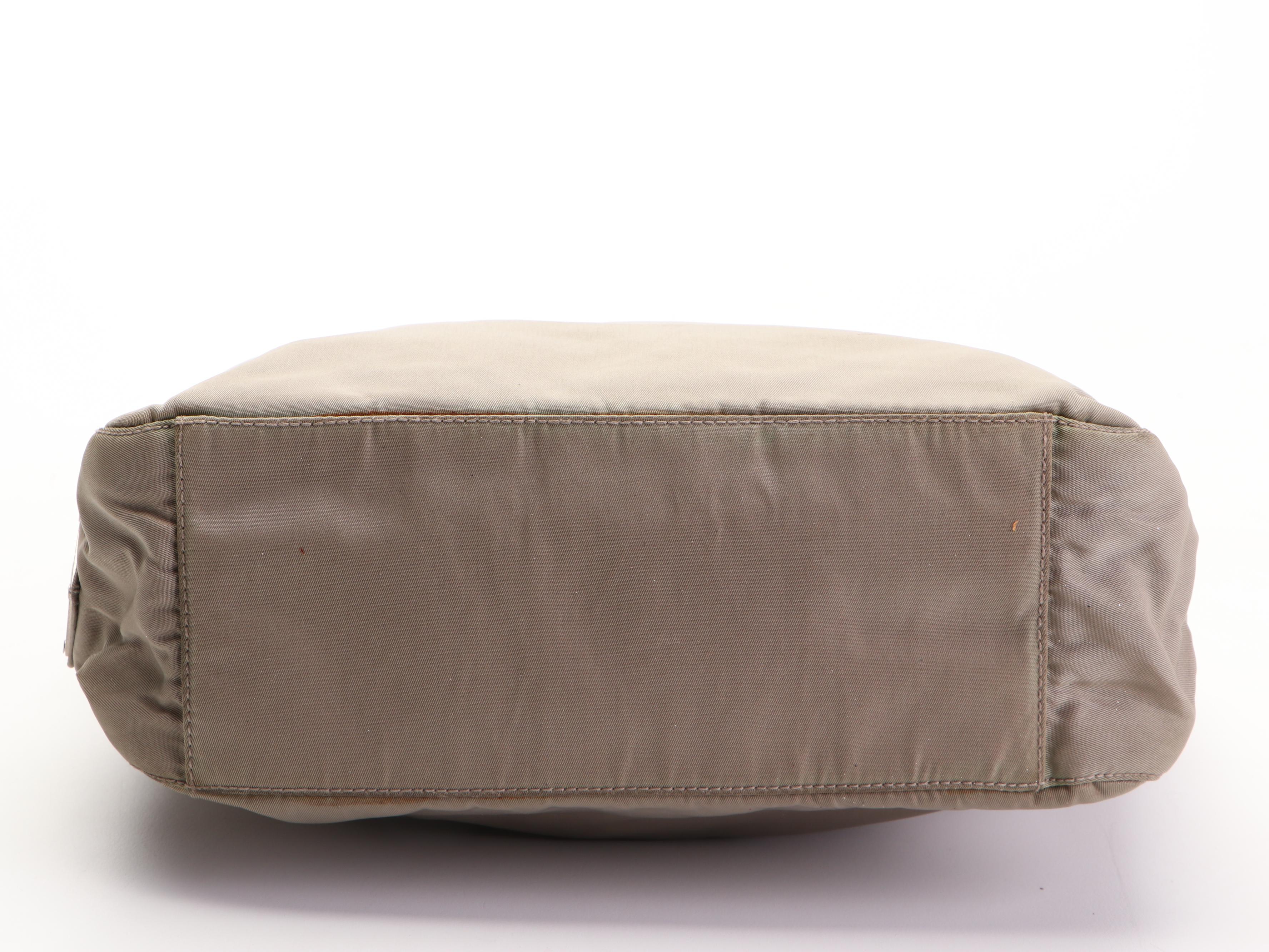 Prada Tote Bag Small in Green Nylon Tessuto