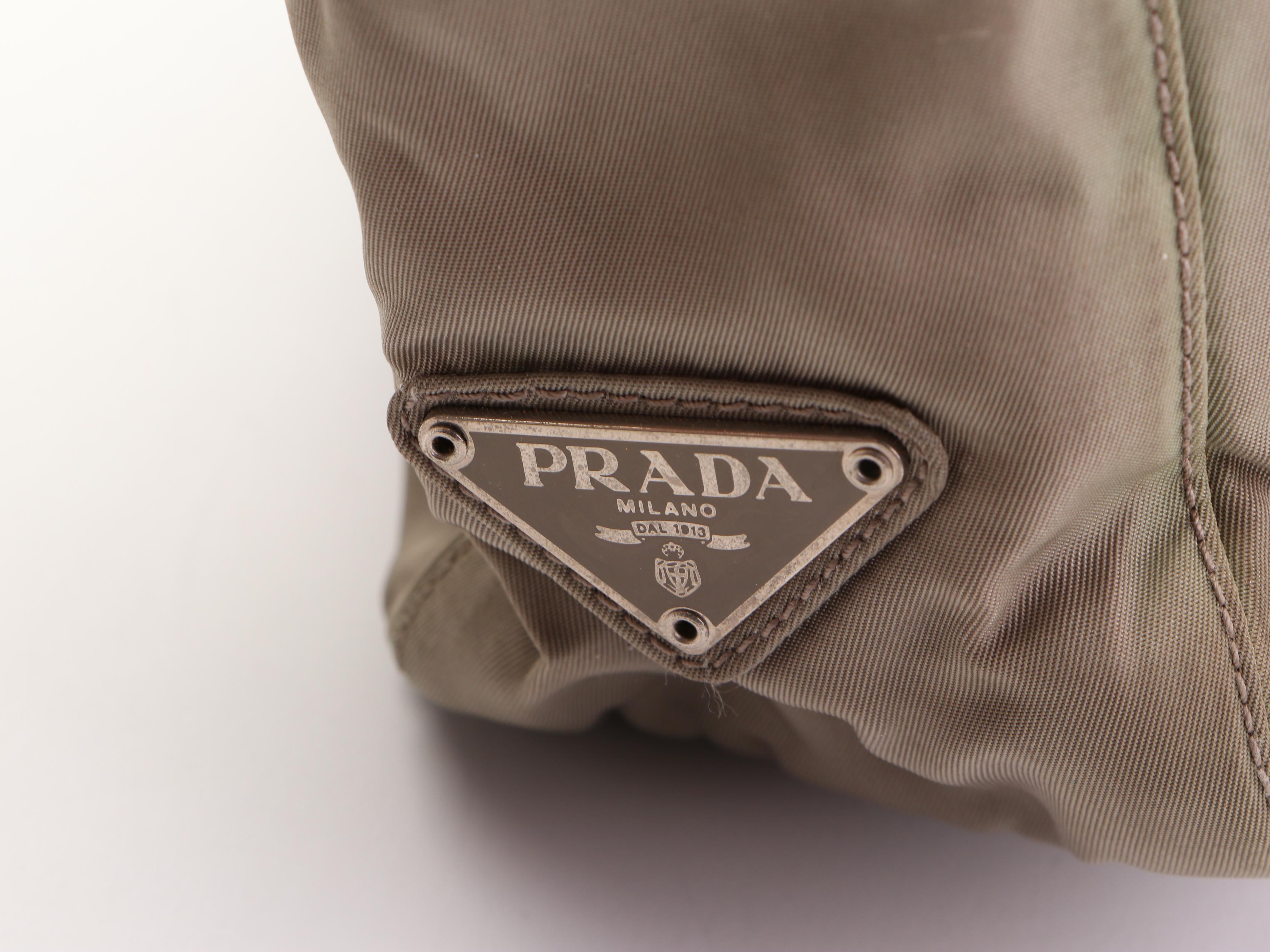 Prada Tote Bag Small in Green Nylon Tessuto