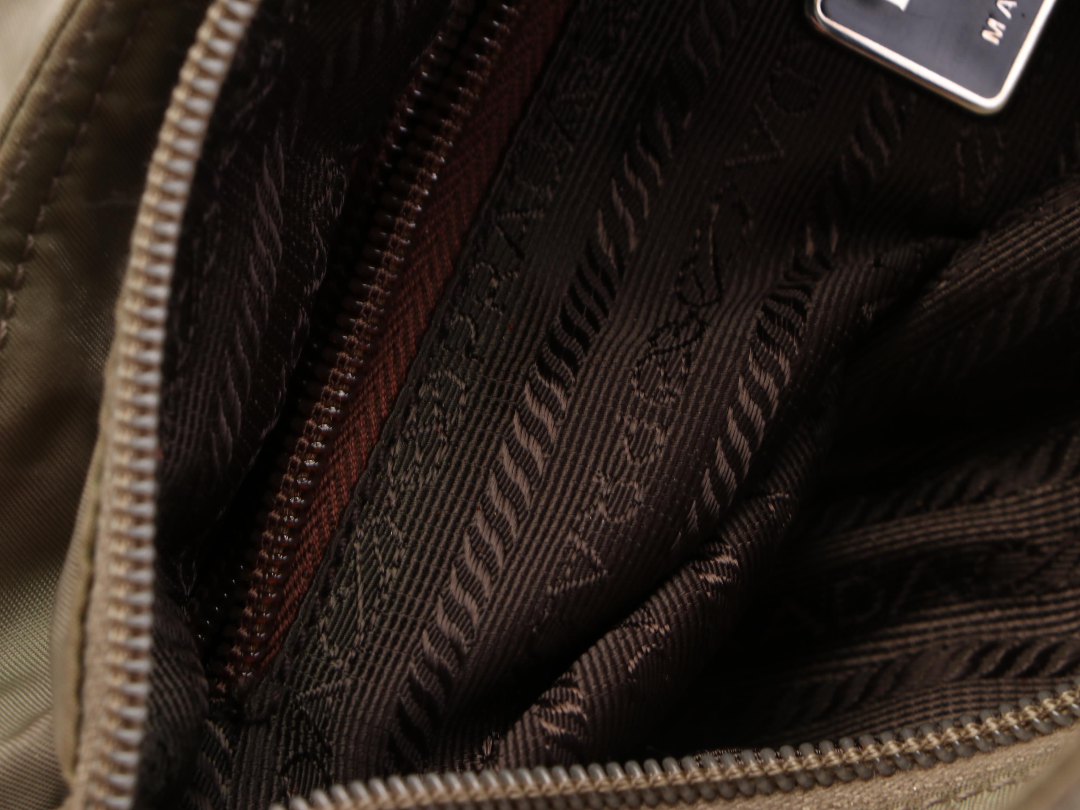 Prada Tote Bag Small in Green Nylon Tessuto