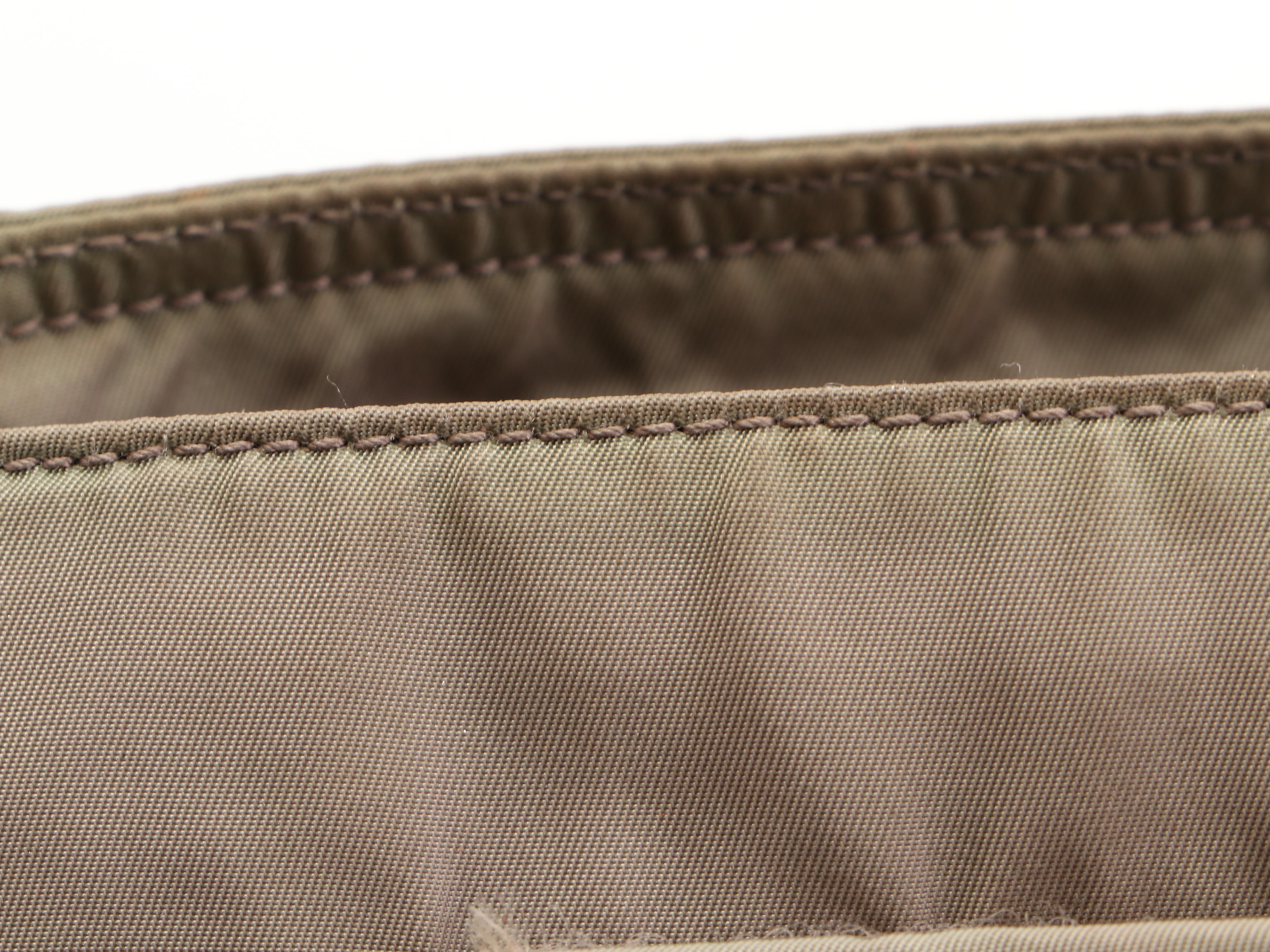 Prada Tote Bag Small in Green Nylon Tessuto