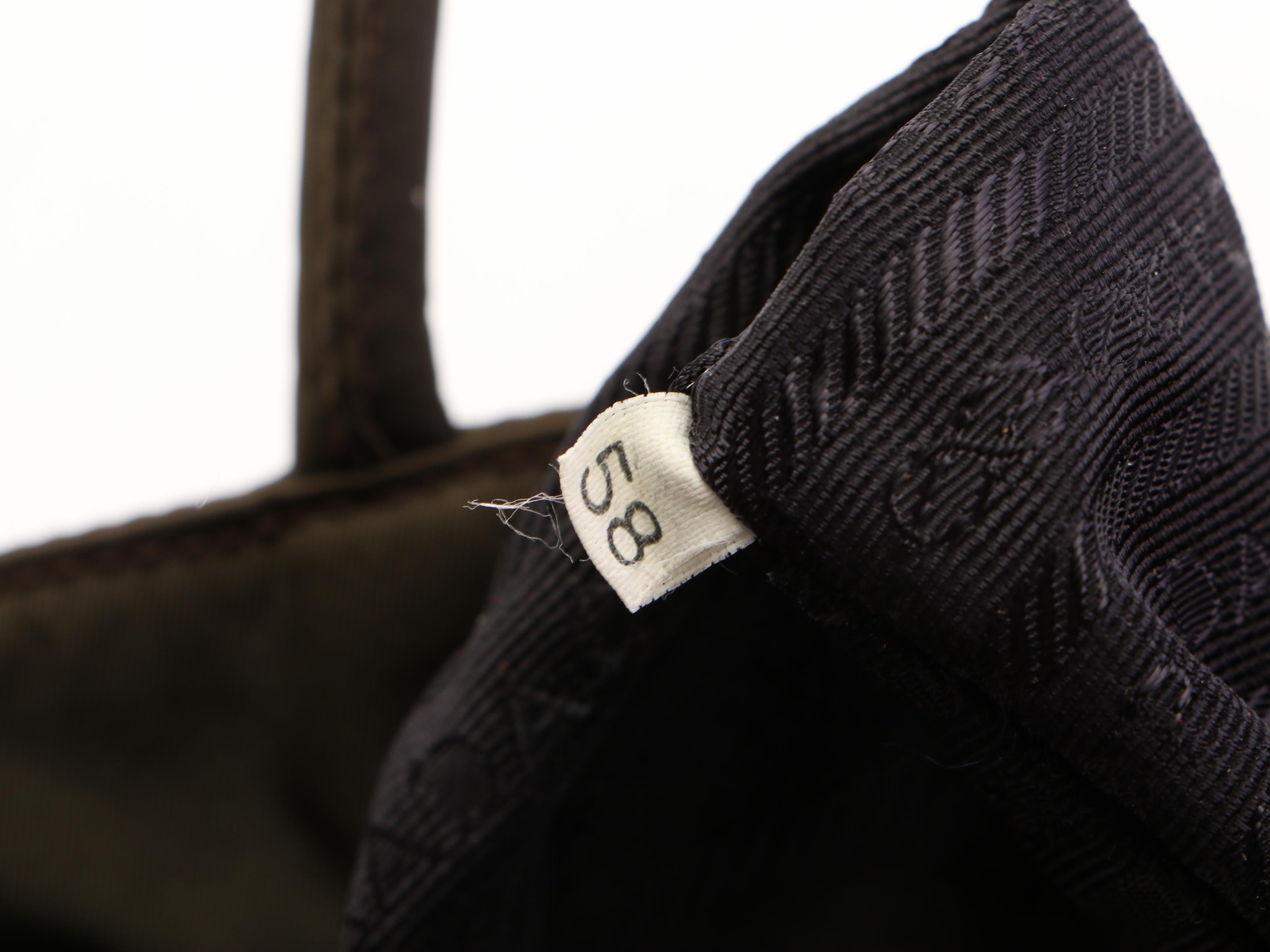 Prada Mini Tote in Brown Tessuto Nylon