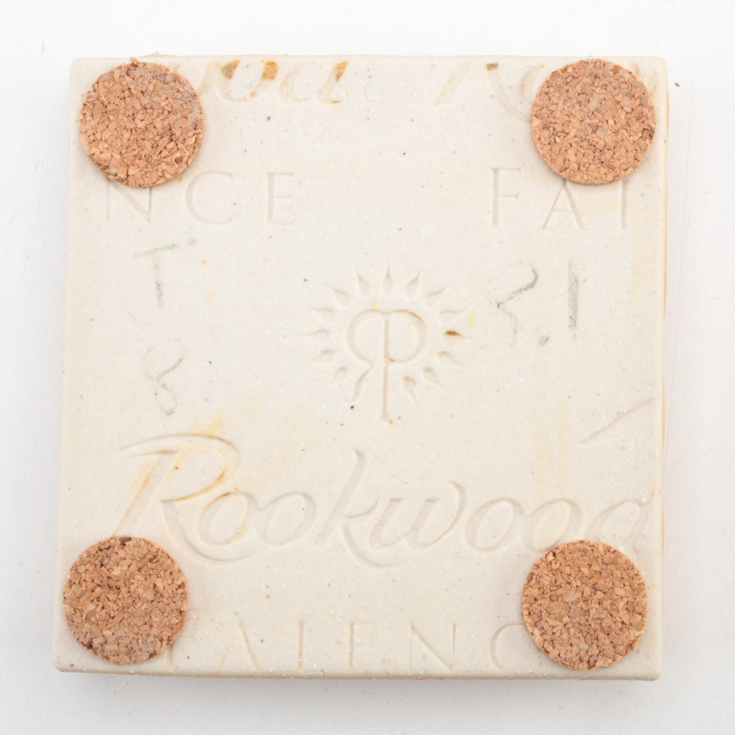 Rookwood Pottery "Guinevere" and "Figaro" Faïence Tiles and Signed Rookwood Tile