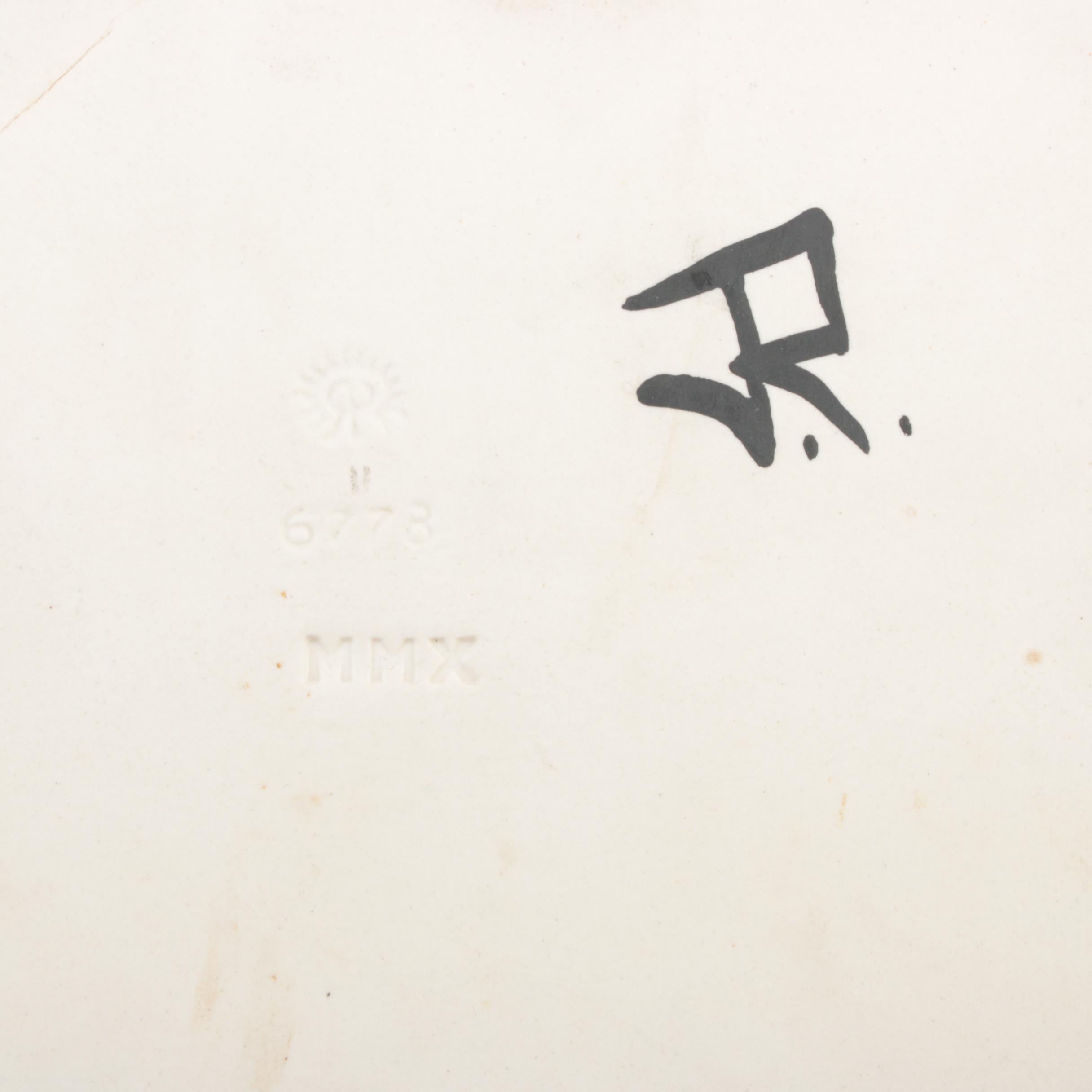 Rookwood Pottery "Guinevere" and "Figaro" Faïence Tiles and Signed Rookwood Tile