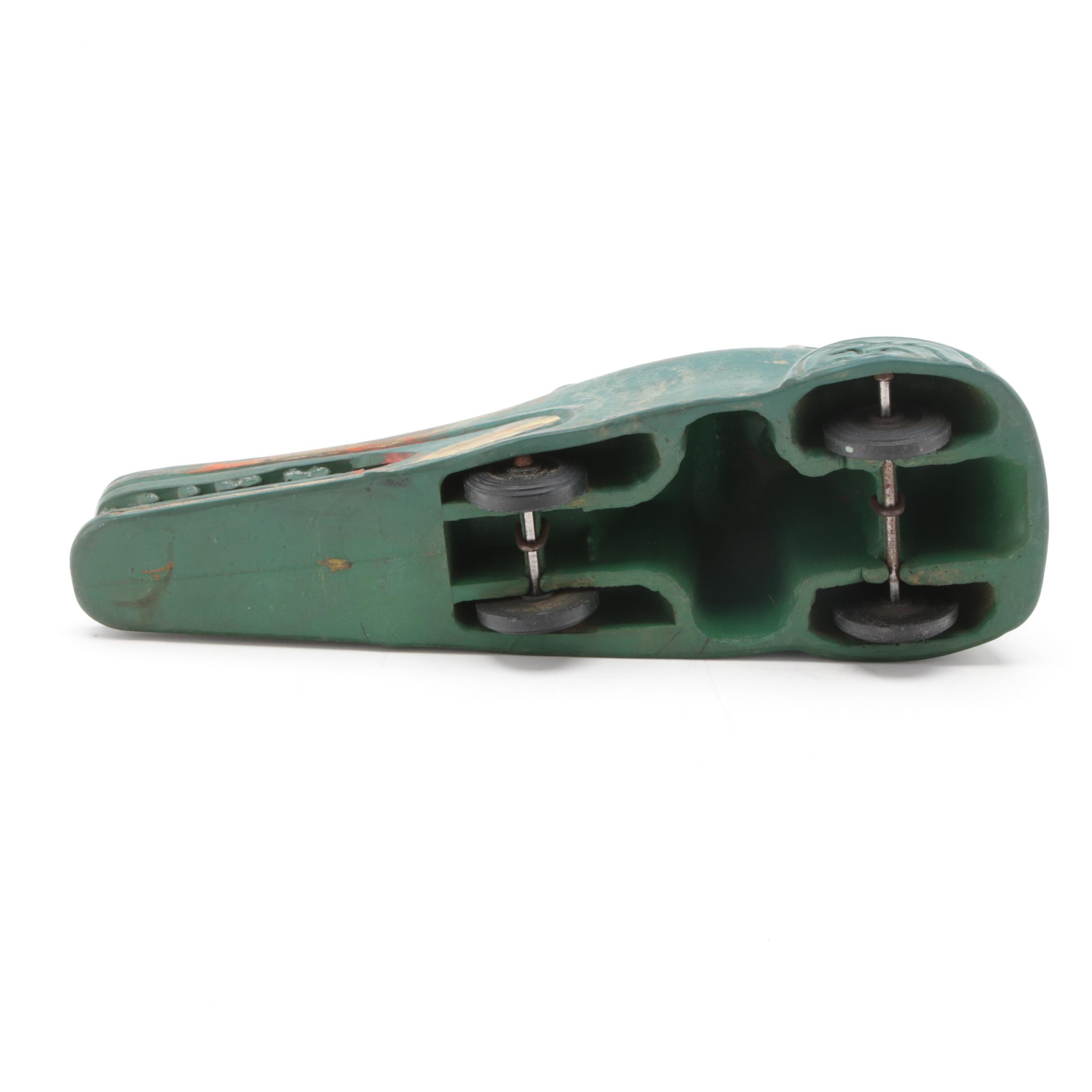 Schmid Brothers and Other Toy Music Red Baron, Push Alligator and Dog Figurine