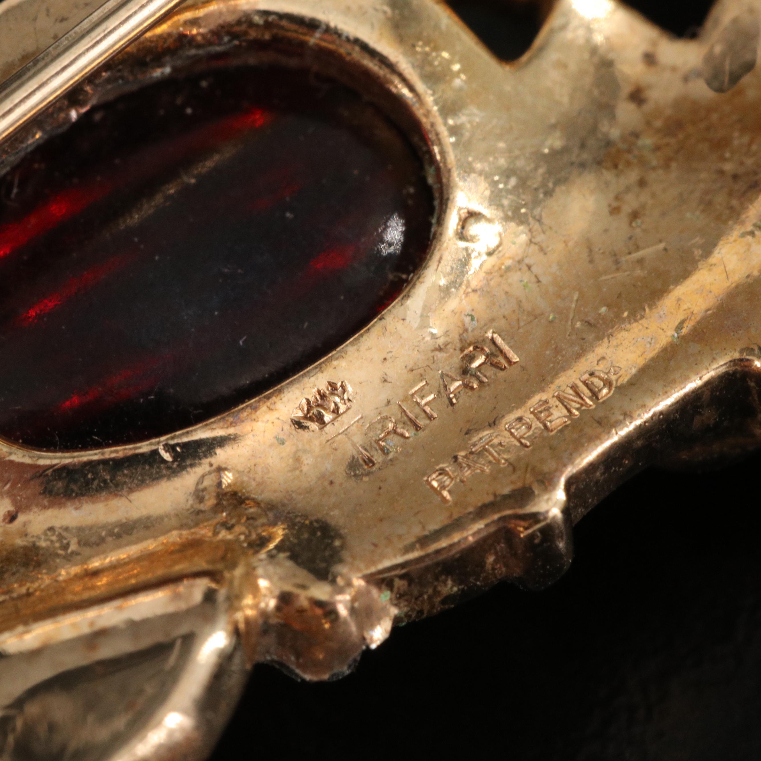 1949 Alfred Philippe for Trifari "Moghul Horse" Rhinestone Brooch