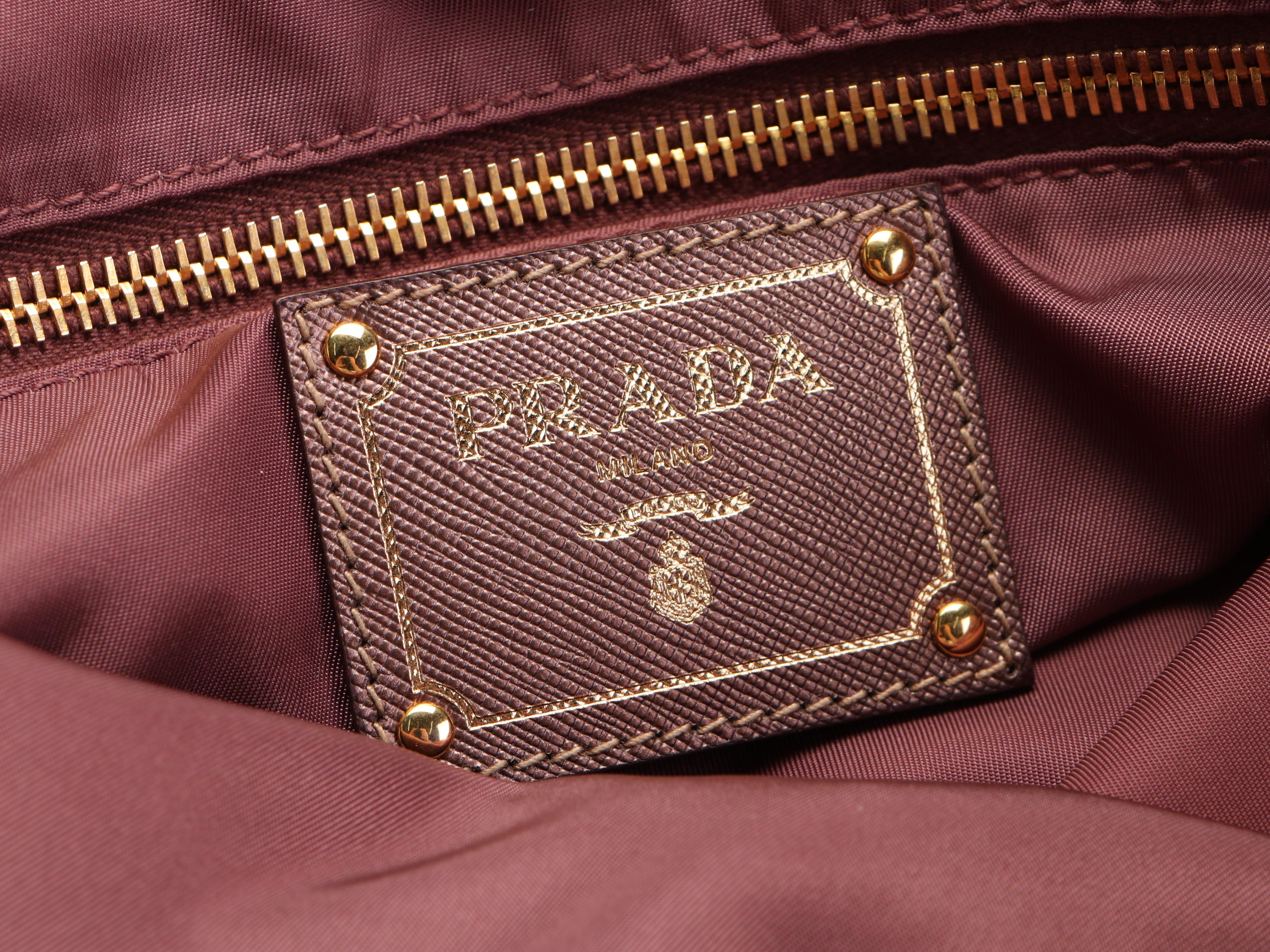 Prada Tote Bag in Tessuto Nylon with Saffiano Leather Trim