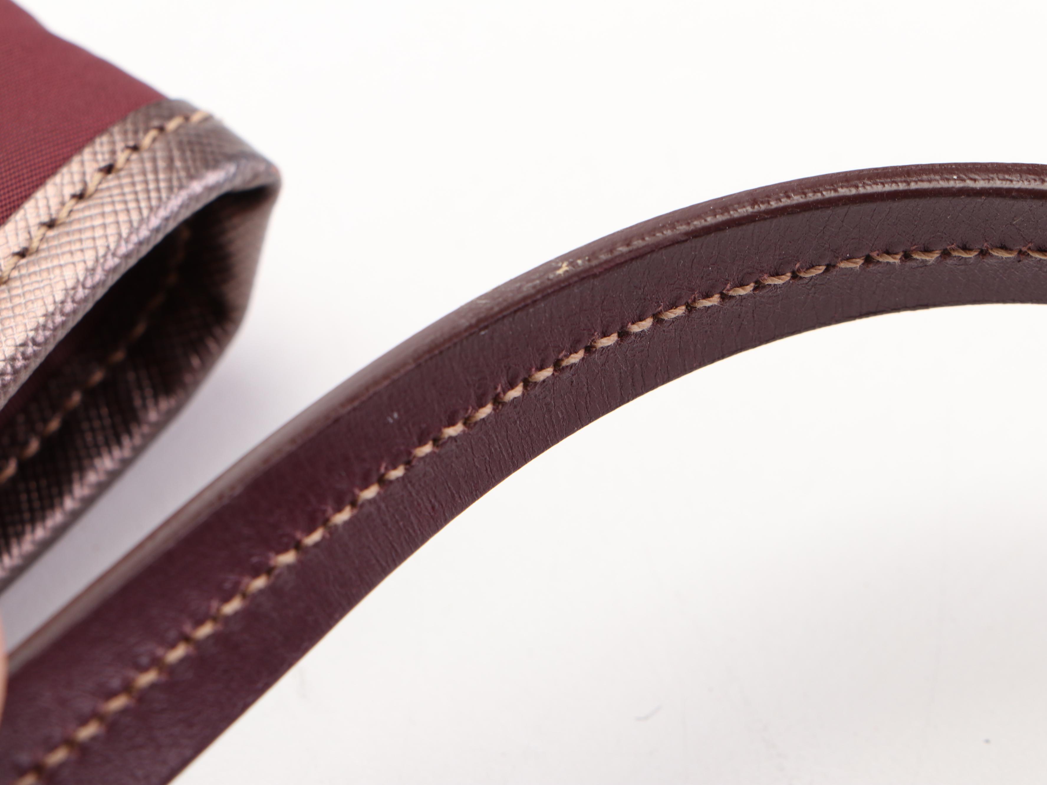 Prada Tote Bag in Tessuto Nylon with Saffiano Leather Trim