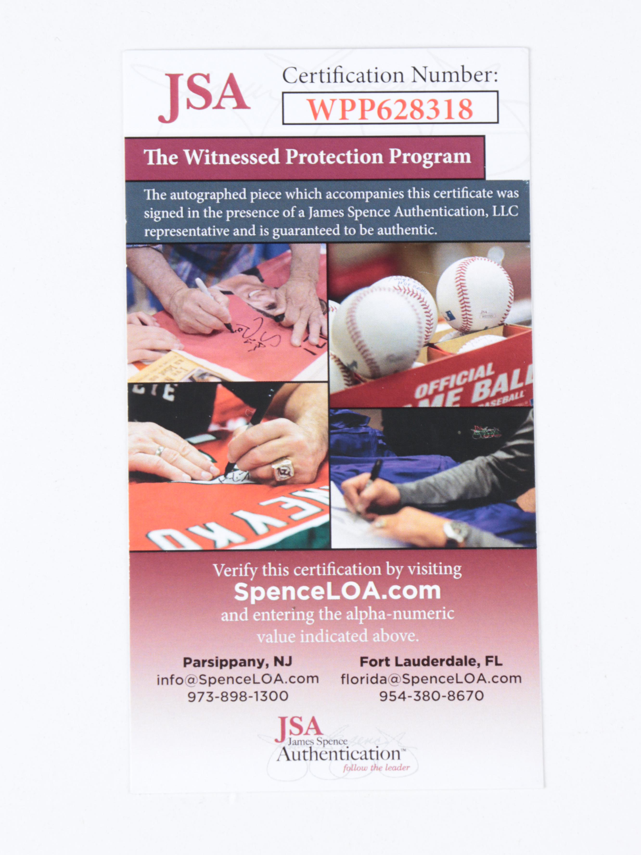 Robert O'Neill Signed "Never Quit" Osama Bin Laden "Time" Poster Print, JSA