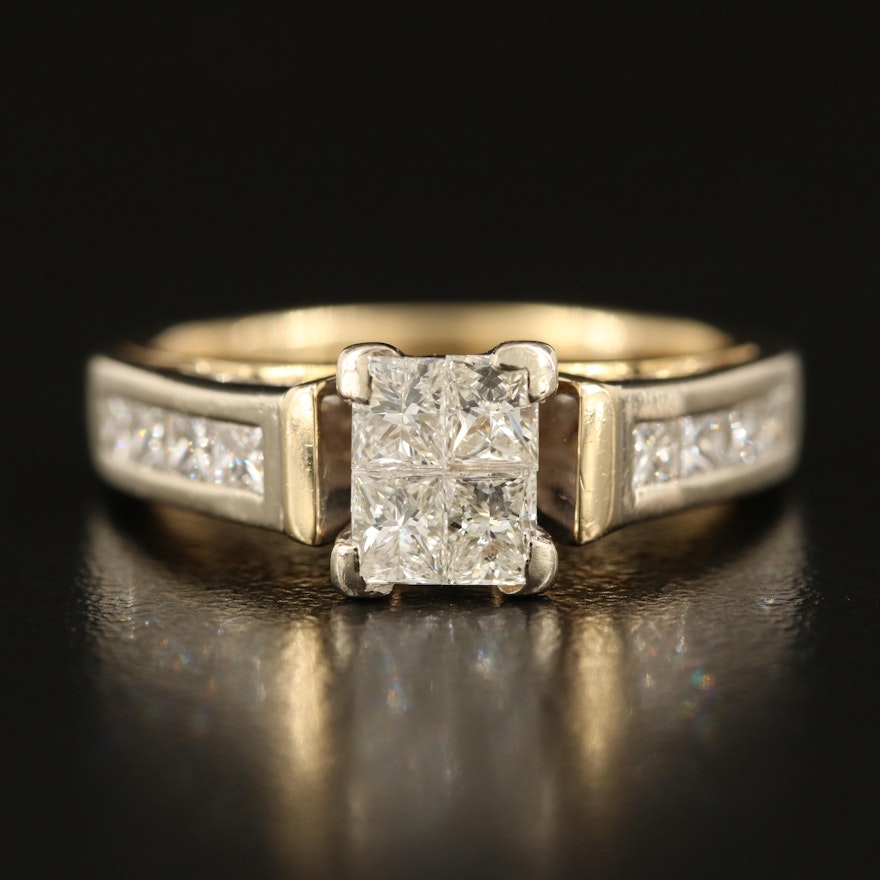 14K 0.73 CTW Diamond Ring