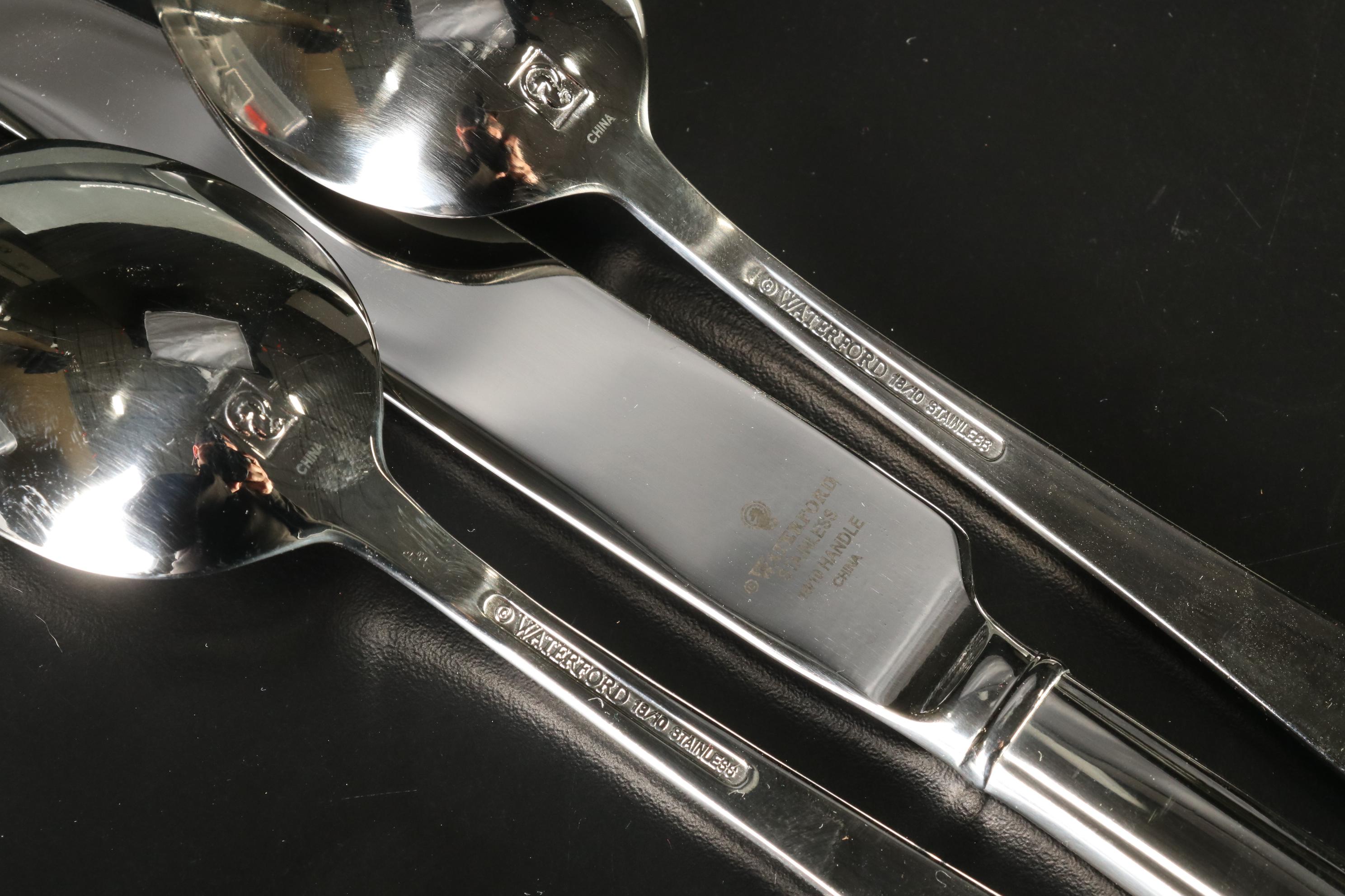 Waterford 18/10 Stainless Steel "Kilbarry" 5pc Flatware Sets