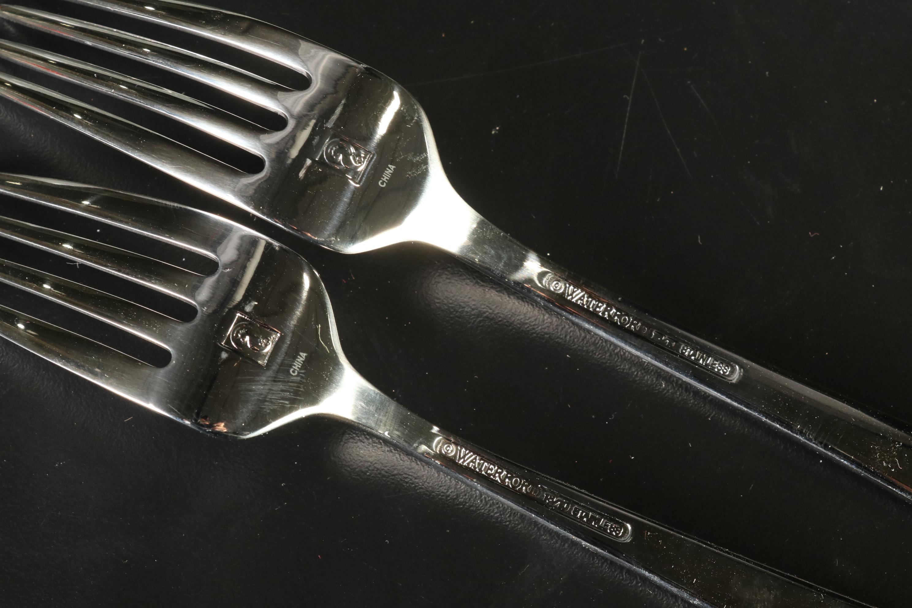 Waterford 18/10 Stainless Steel "Kilbarry" 5pc Flatware Sets