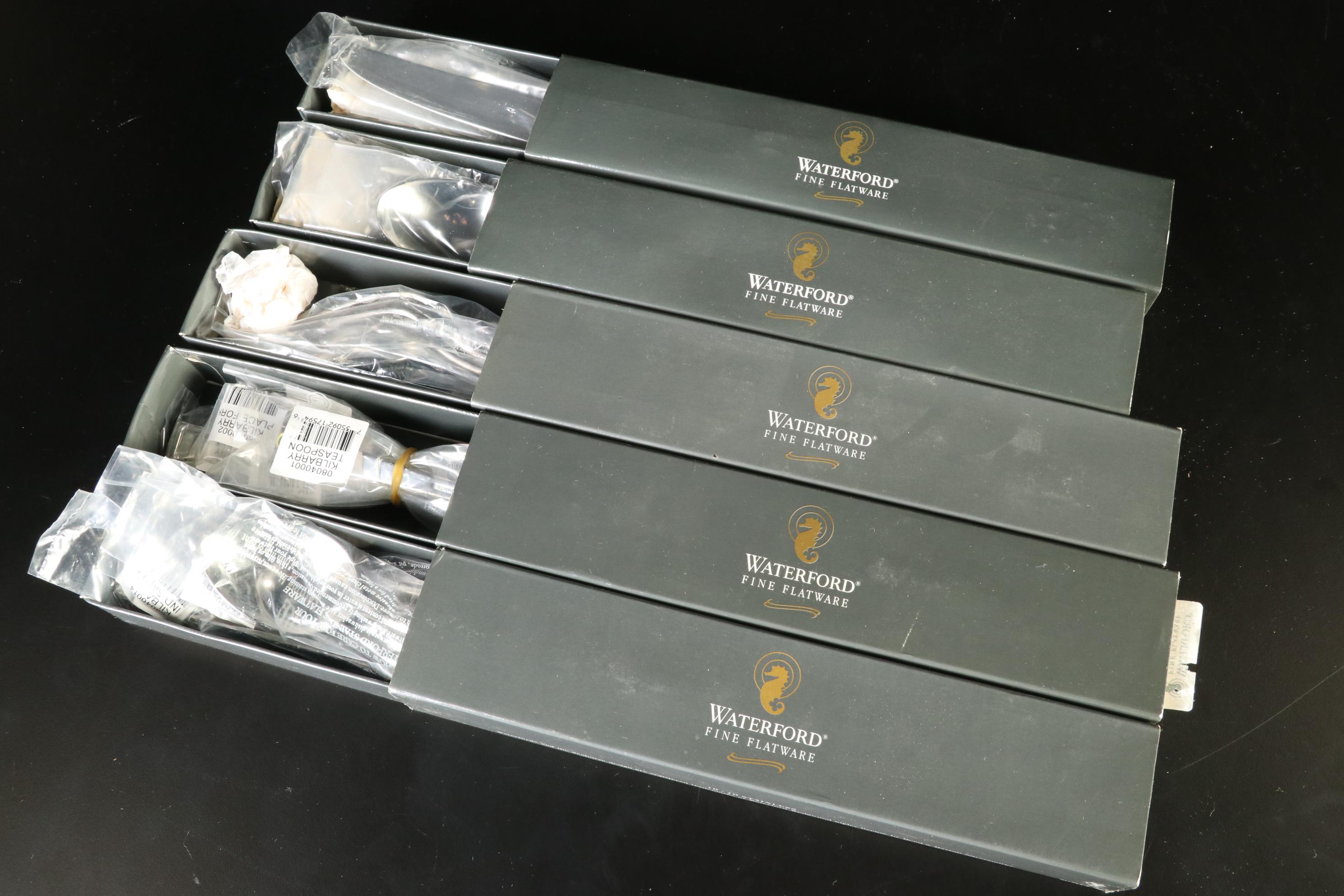 Waterford 18/10 Stainless Steel "Kilbarry" 5pc Flatware Sets
