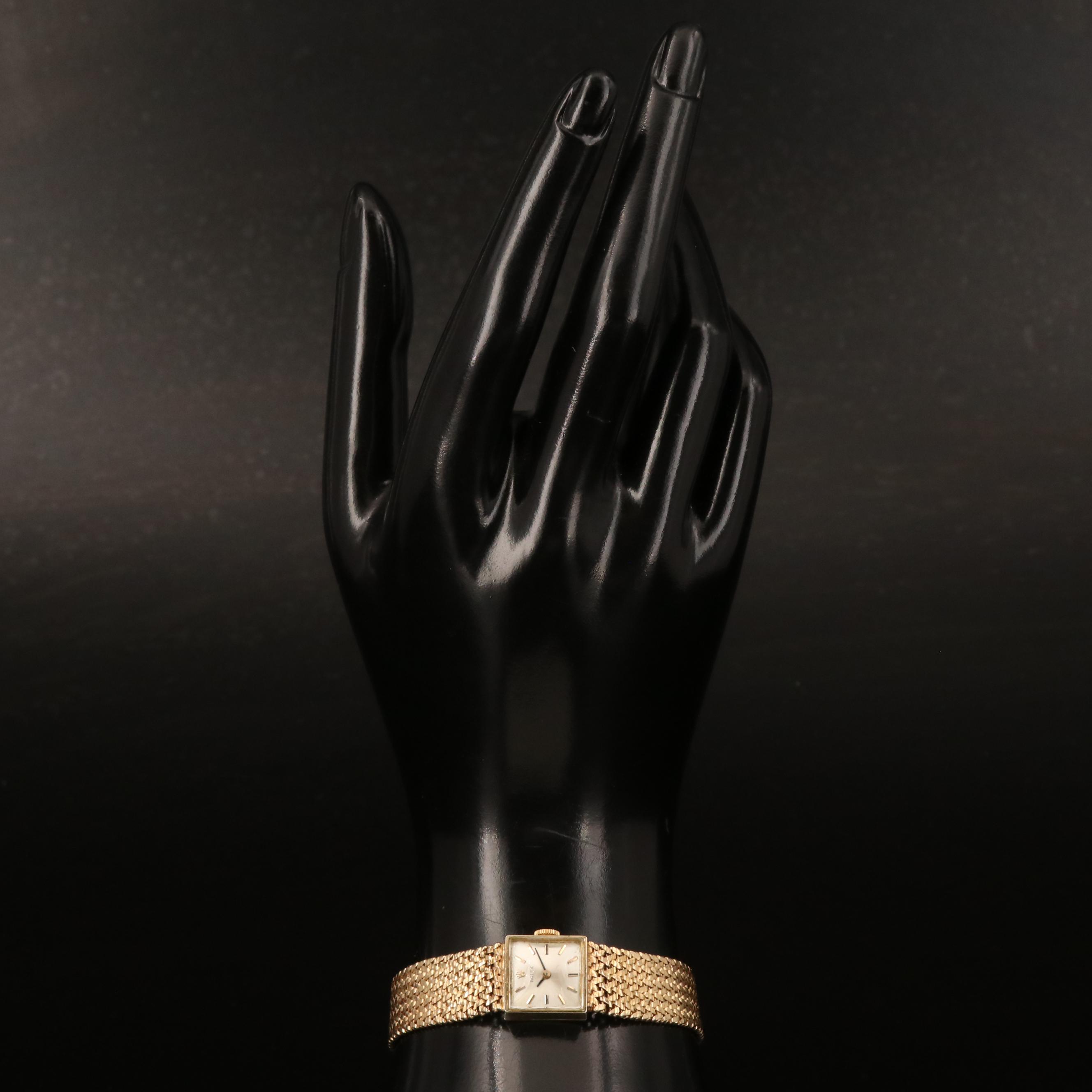 Rolex 14K Gold Stem Wind Watch