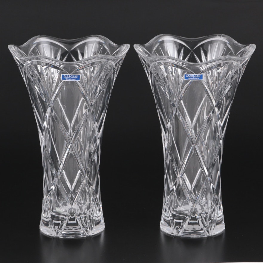 Marquis by Waterford Crystal "Honour" Flower Vases