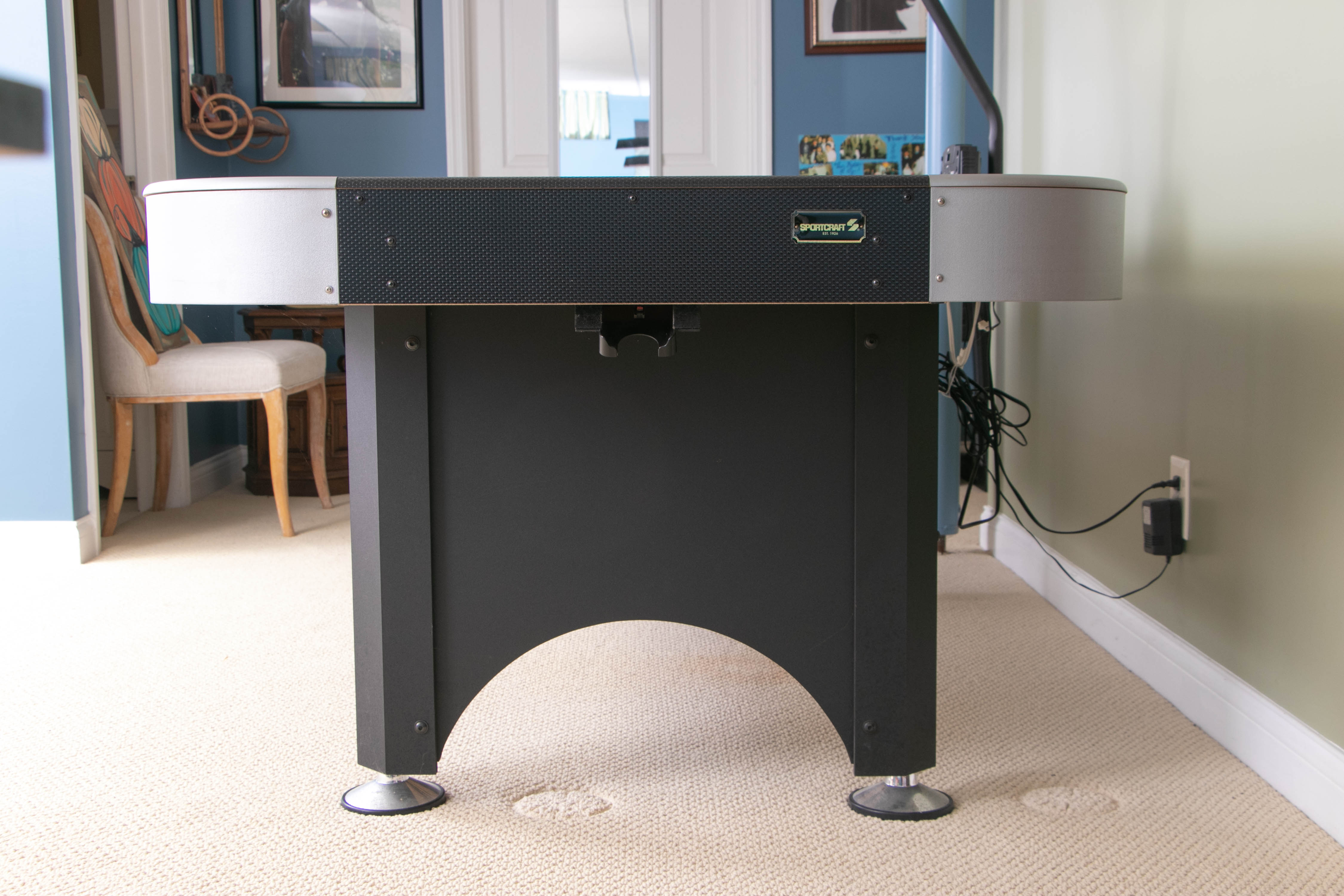 Sportcraft 7' Air Hockey Table with Electronic Scorer in Original Packaging